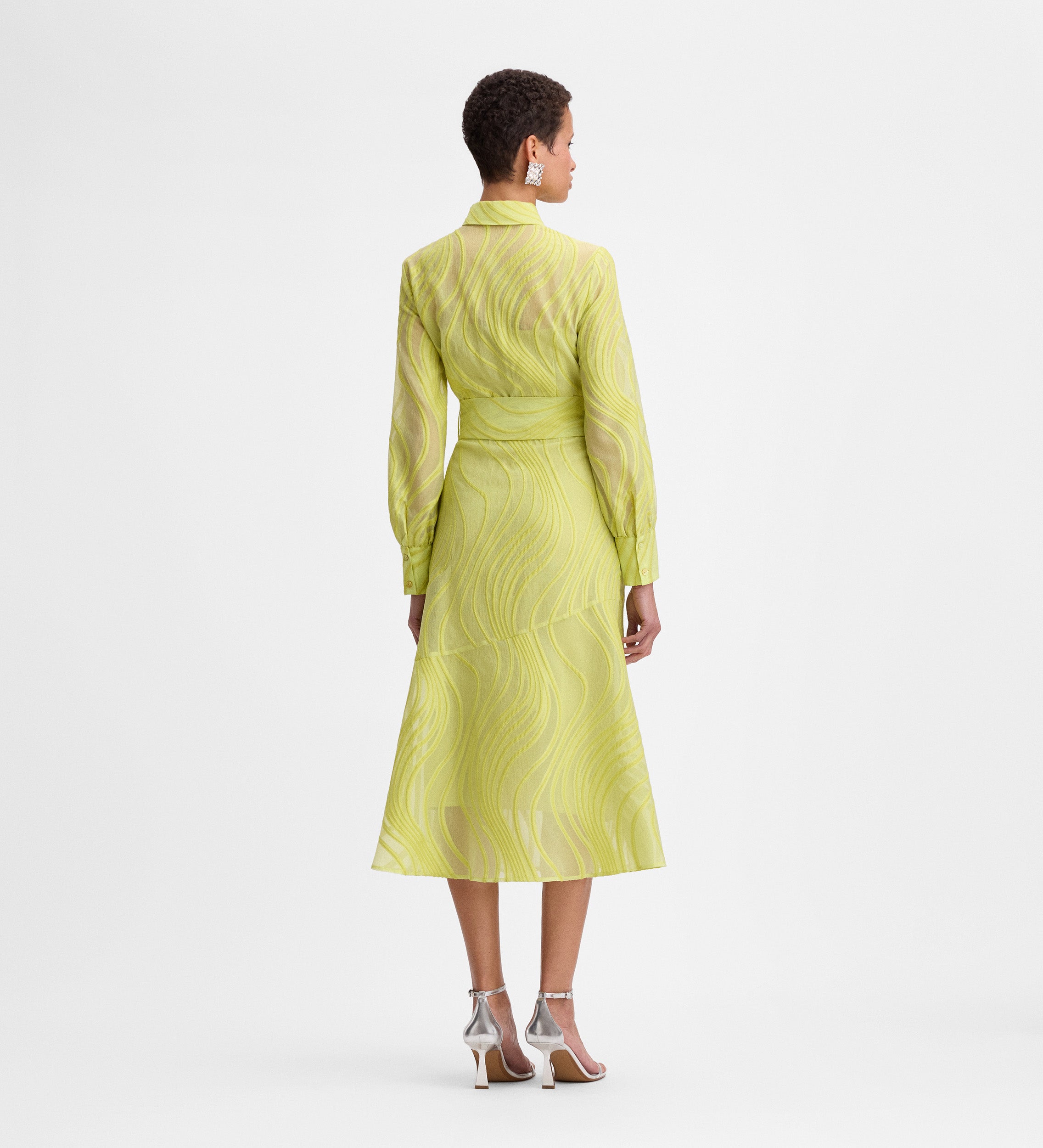 Vestido midi camisero