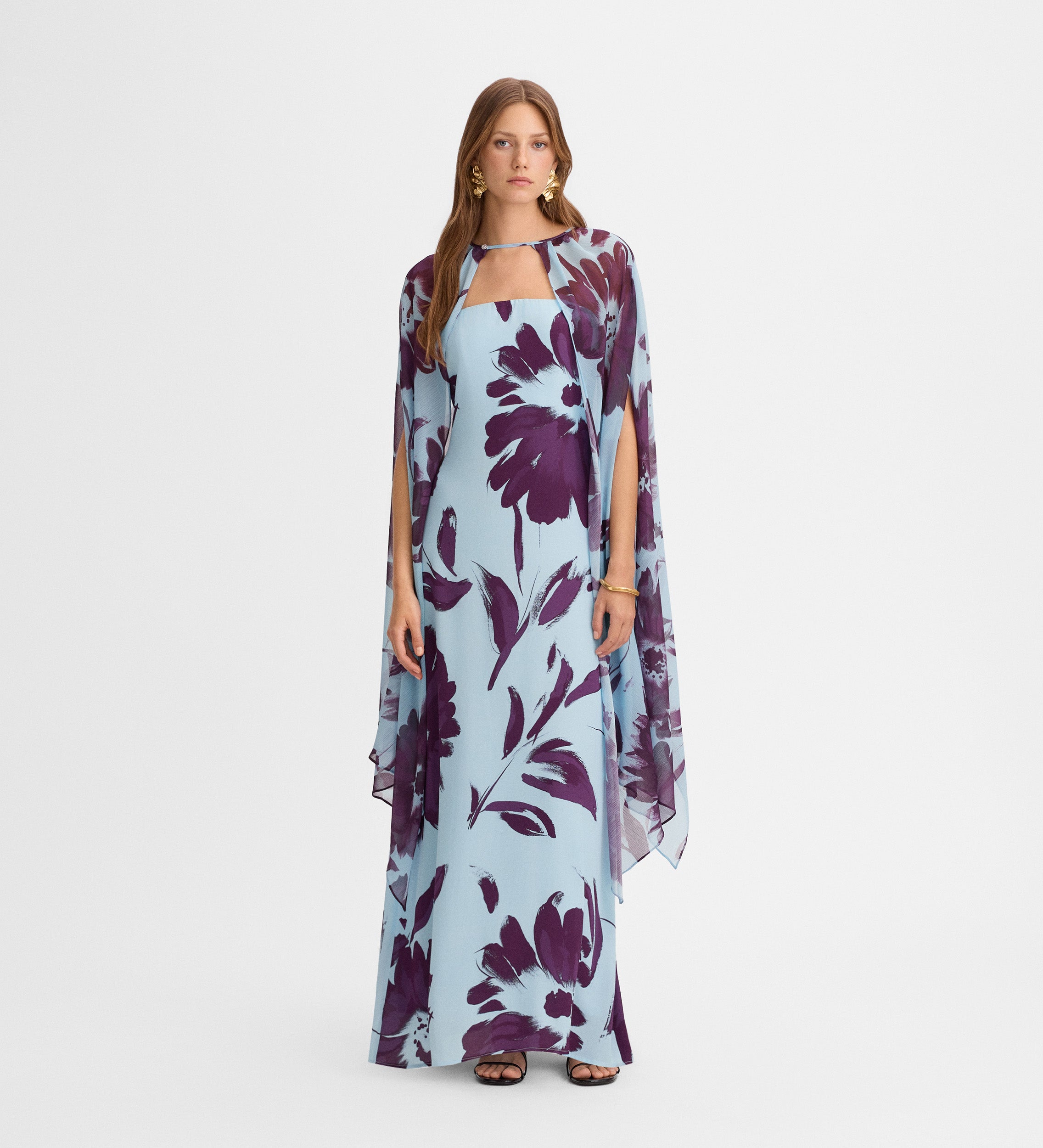 Capa fluida estampada