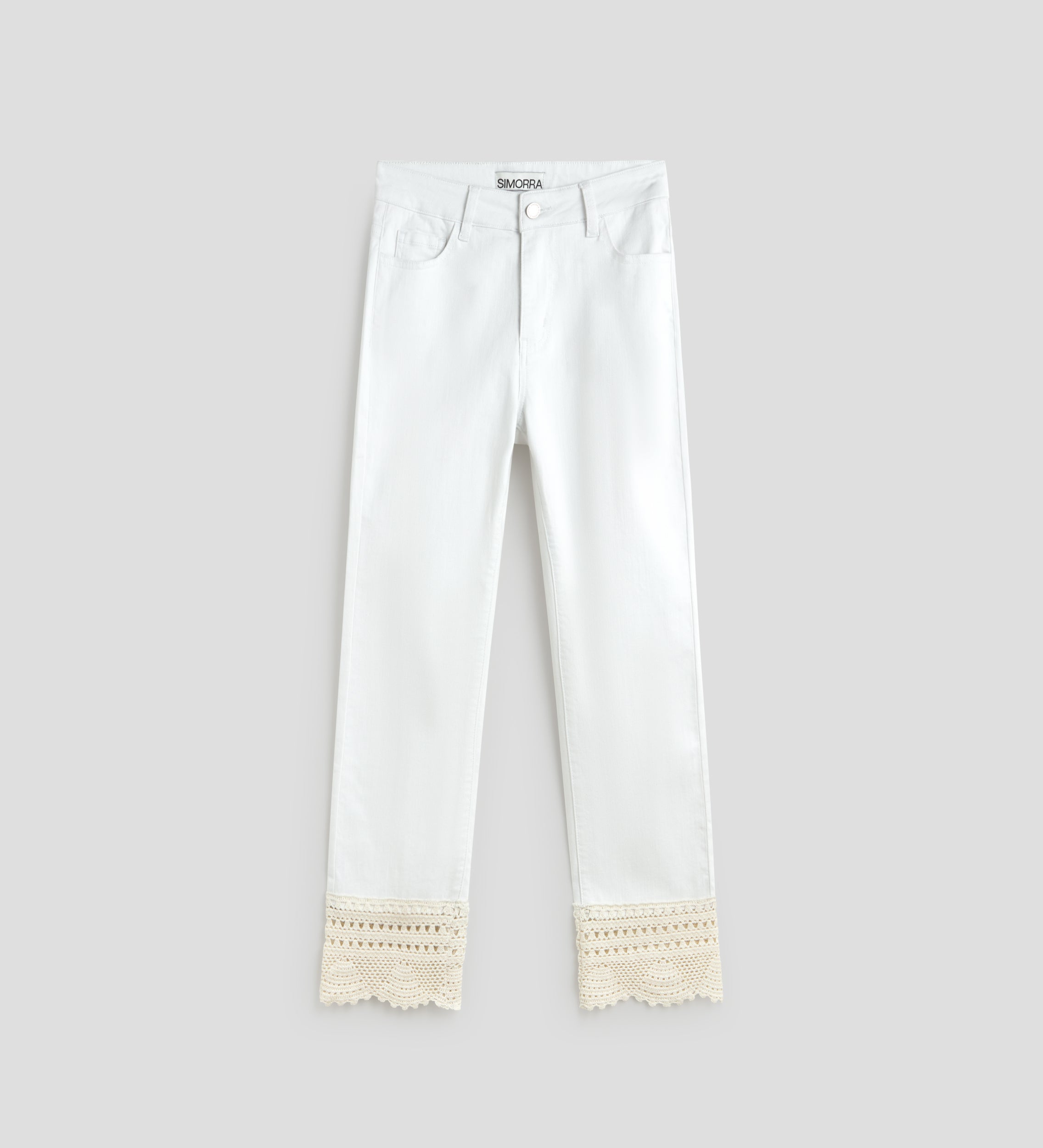 Pantalón bajo decorativo