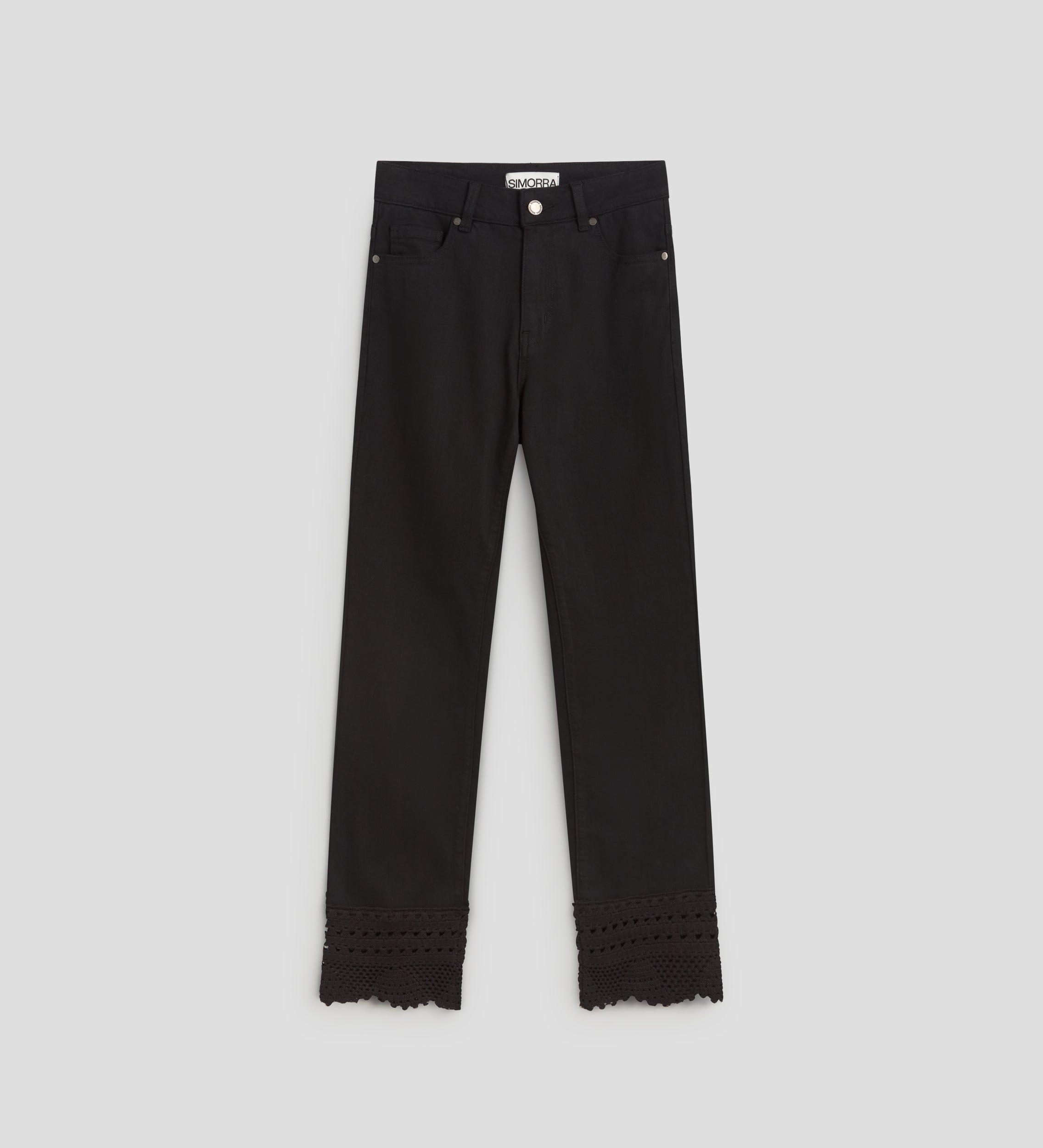 Decorative low-rise trousers