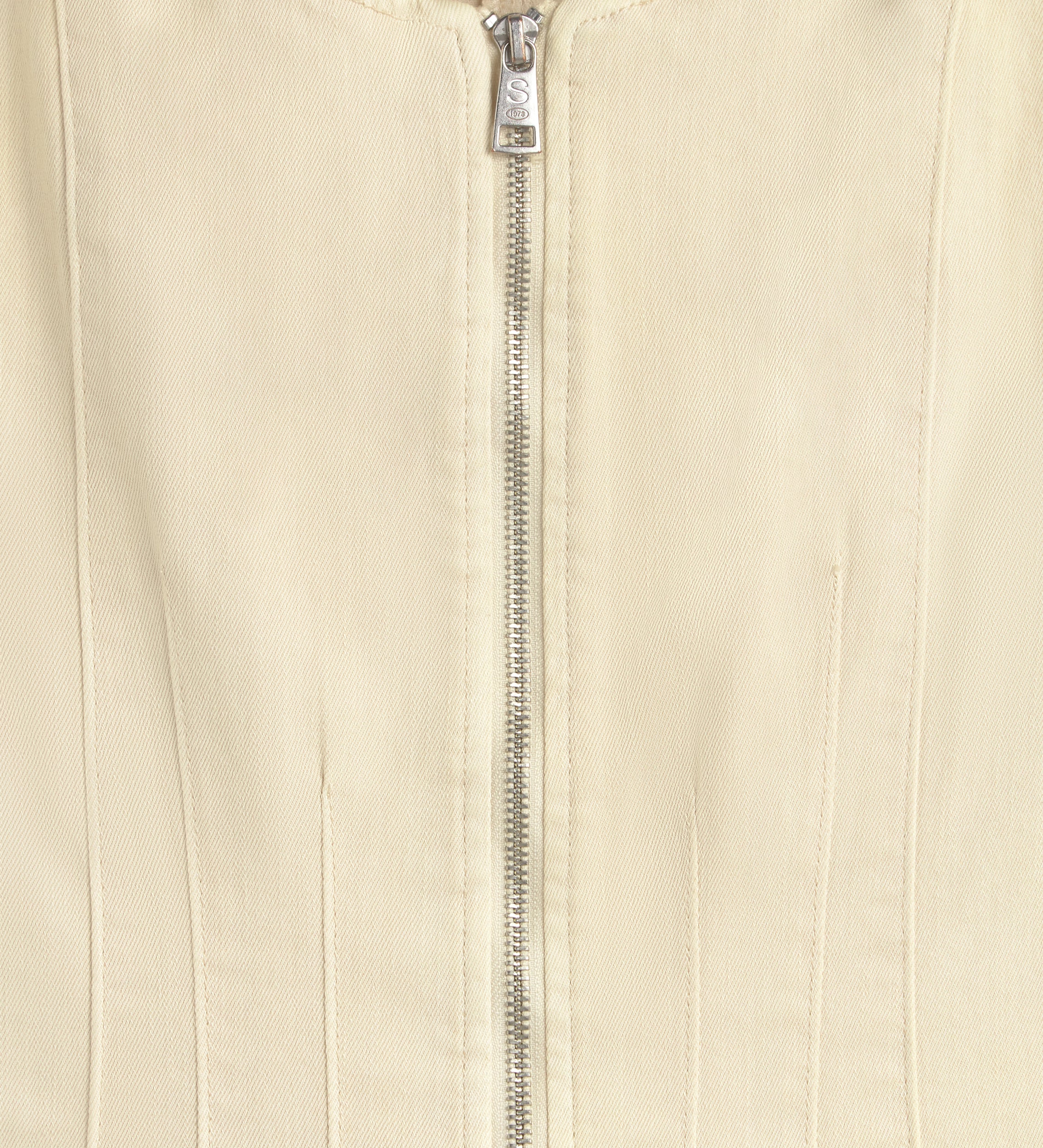 Chaleco denim cremallera