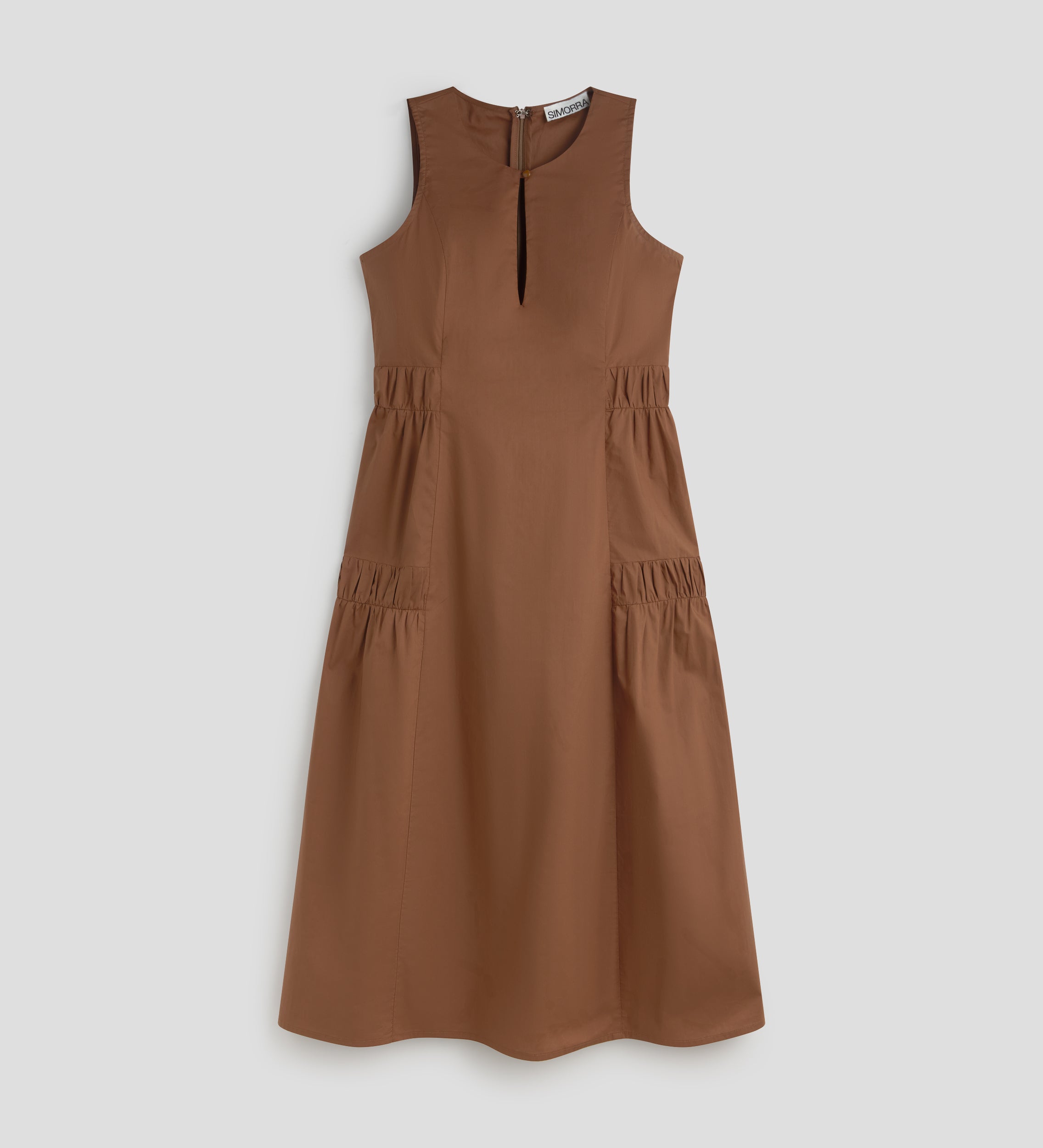 Vestido pisos frunces