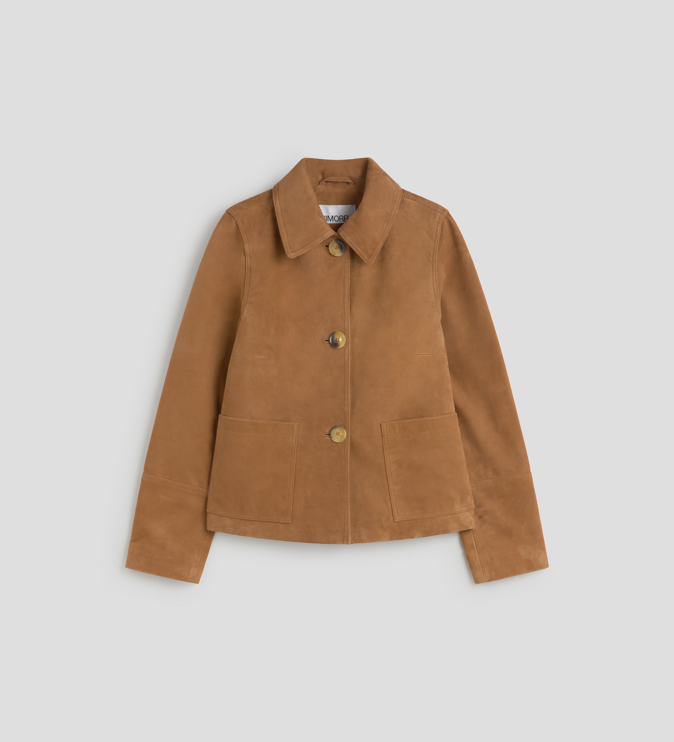 Short suede jacket