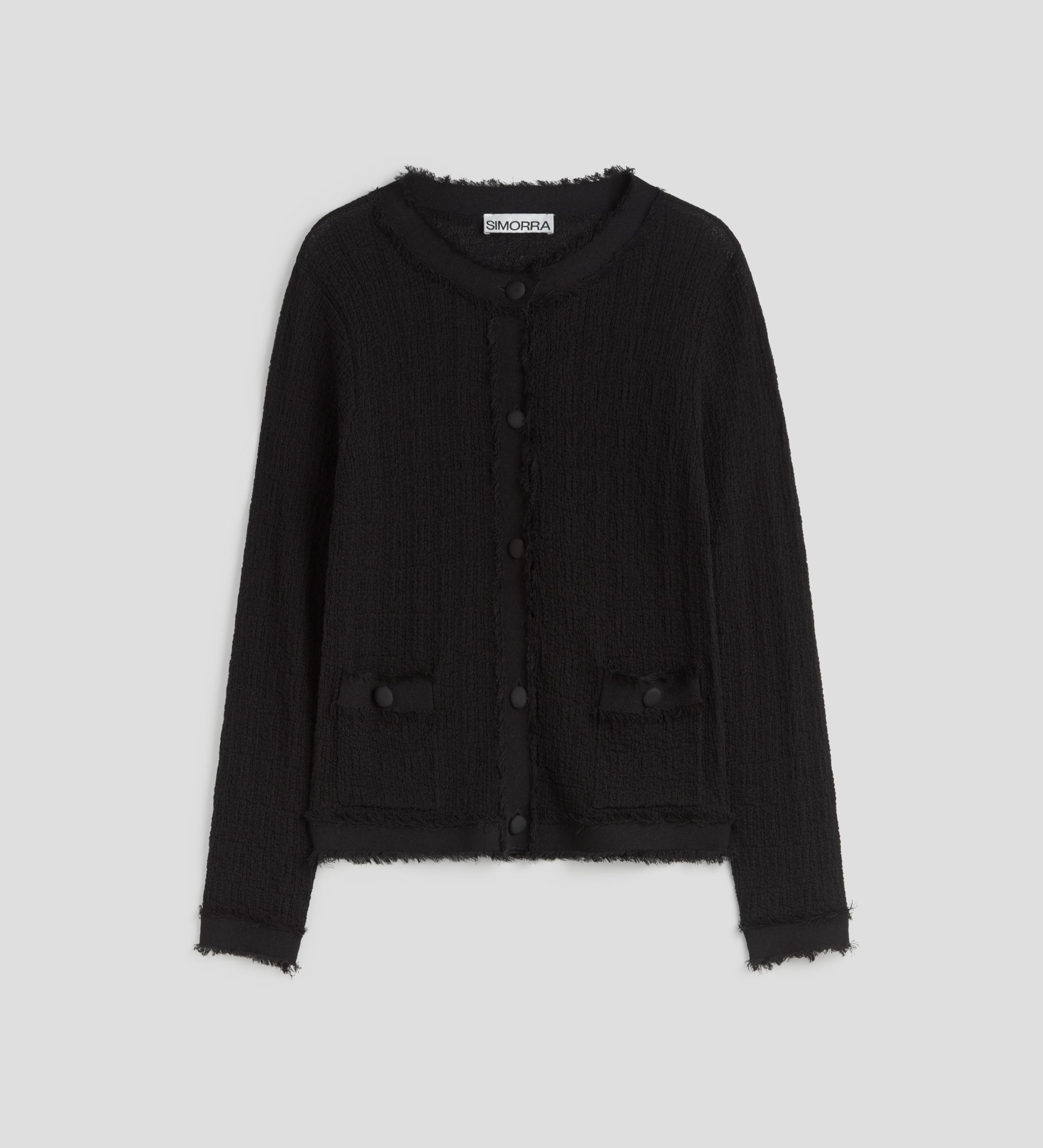 Chaqueta punto desflecada
