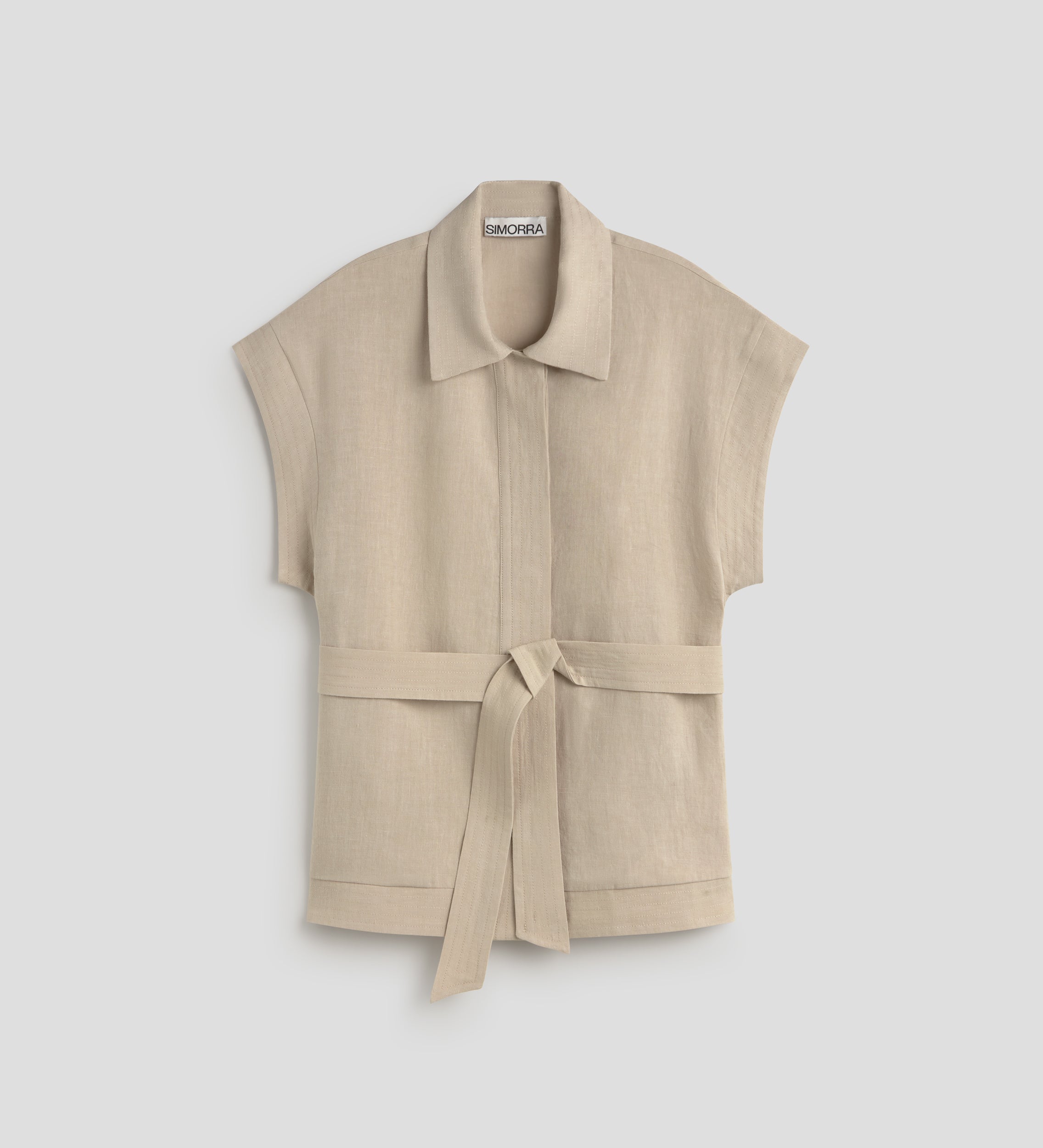 Dropped shoulder vest