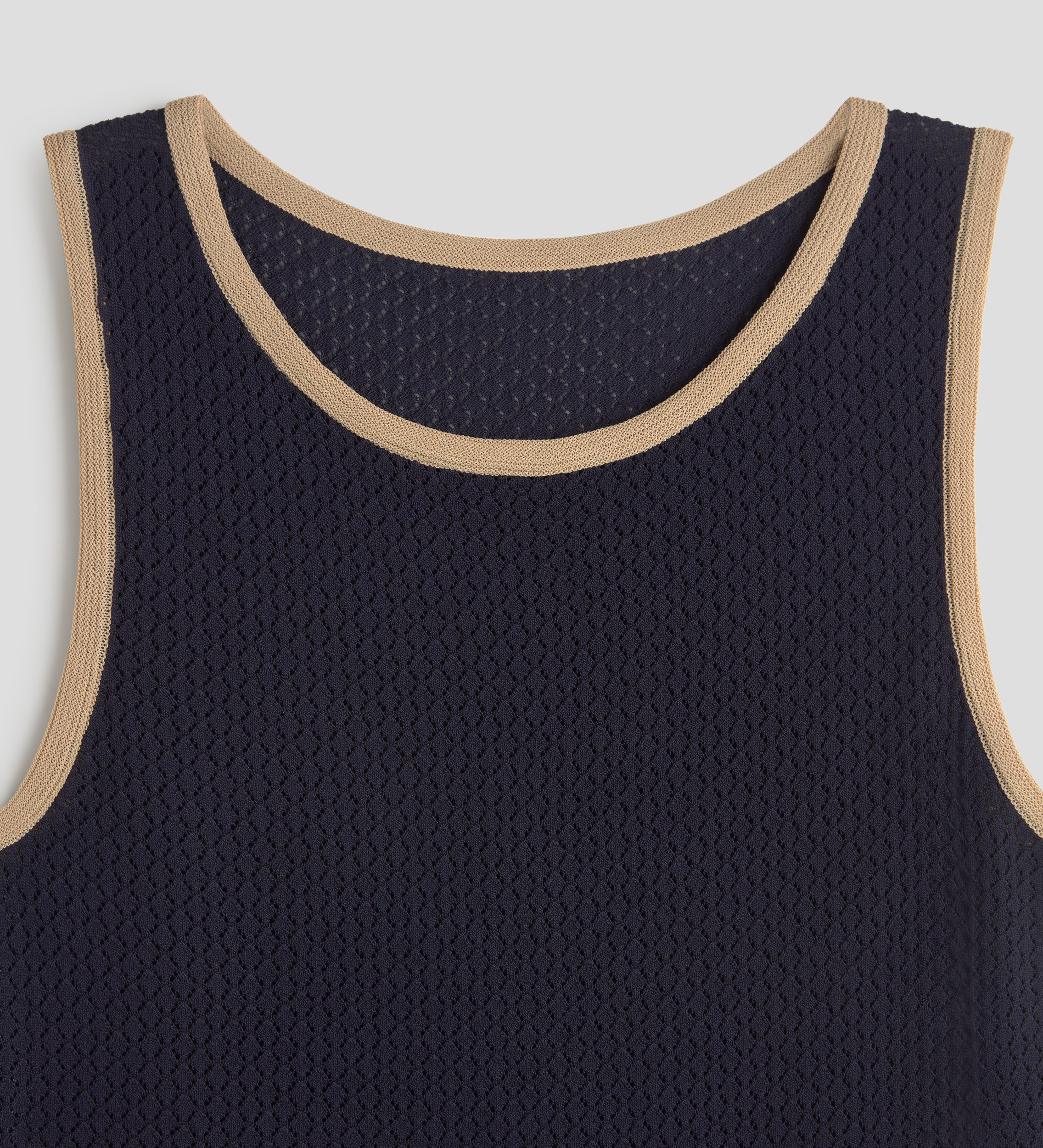 Openwork knit top