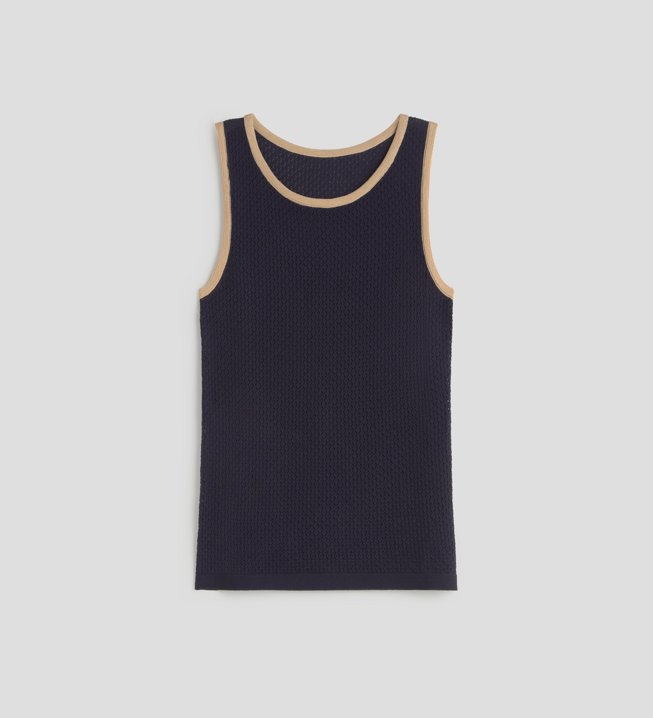 Openwork knit top