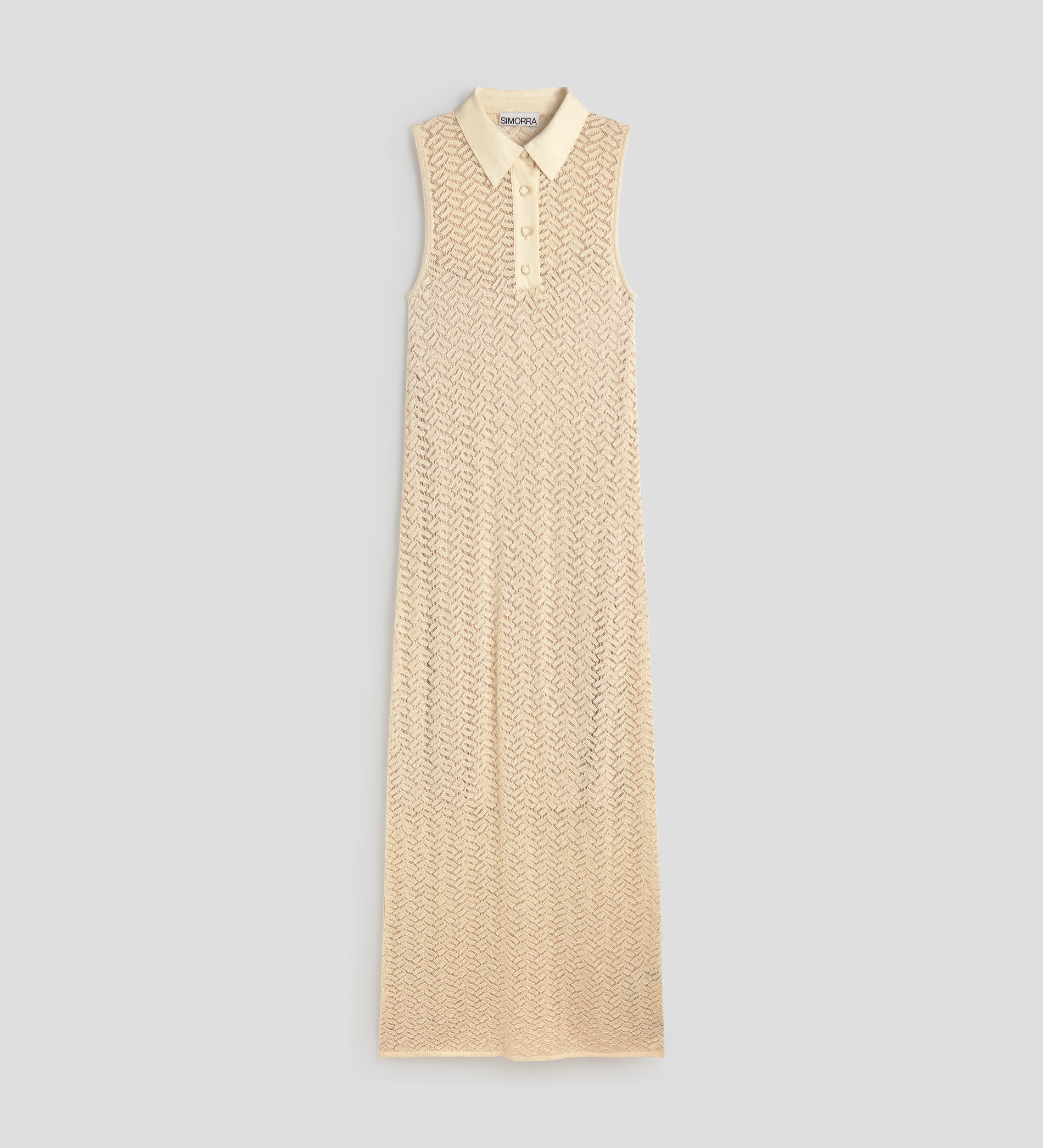 Openwork knit dress