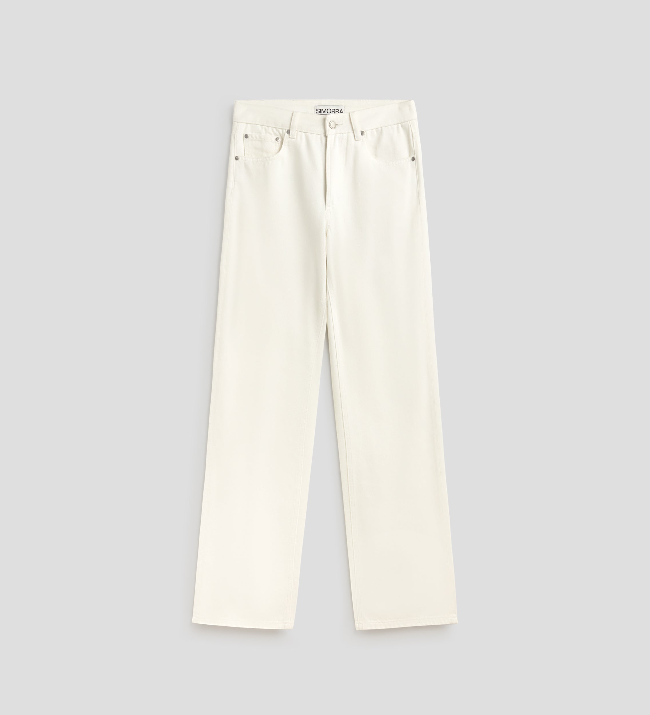 Straight-leg jeans