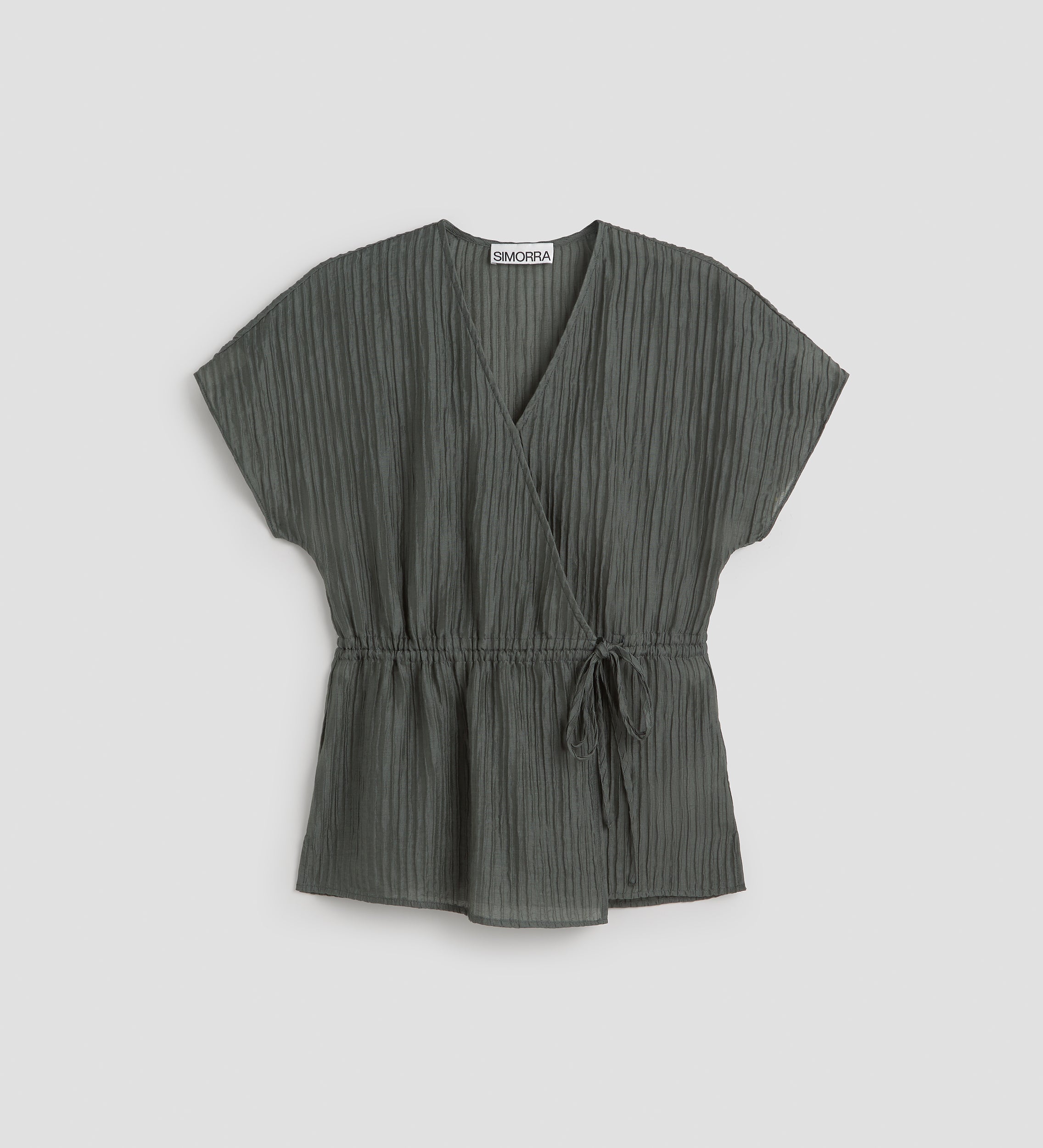 Crossover textured top