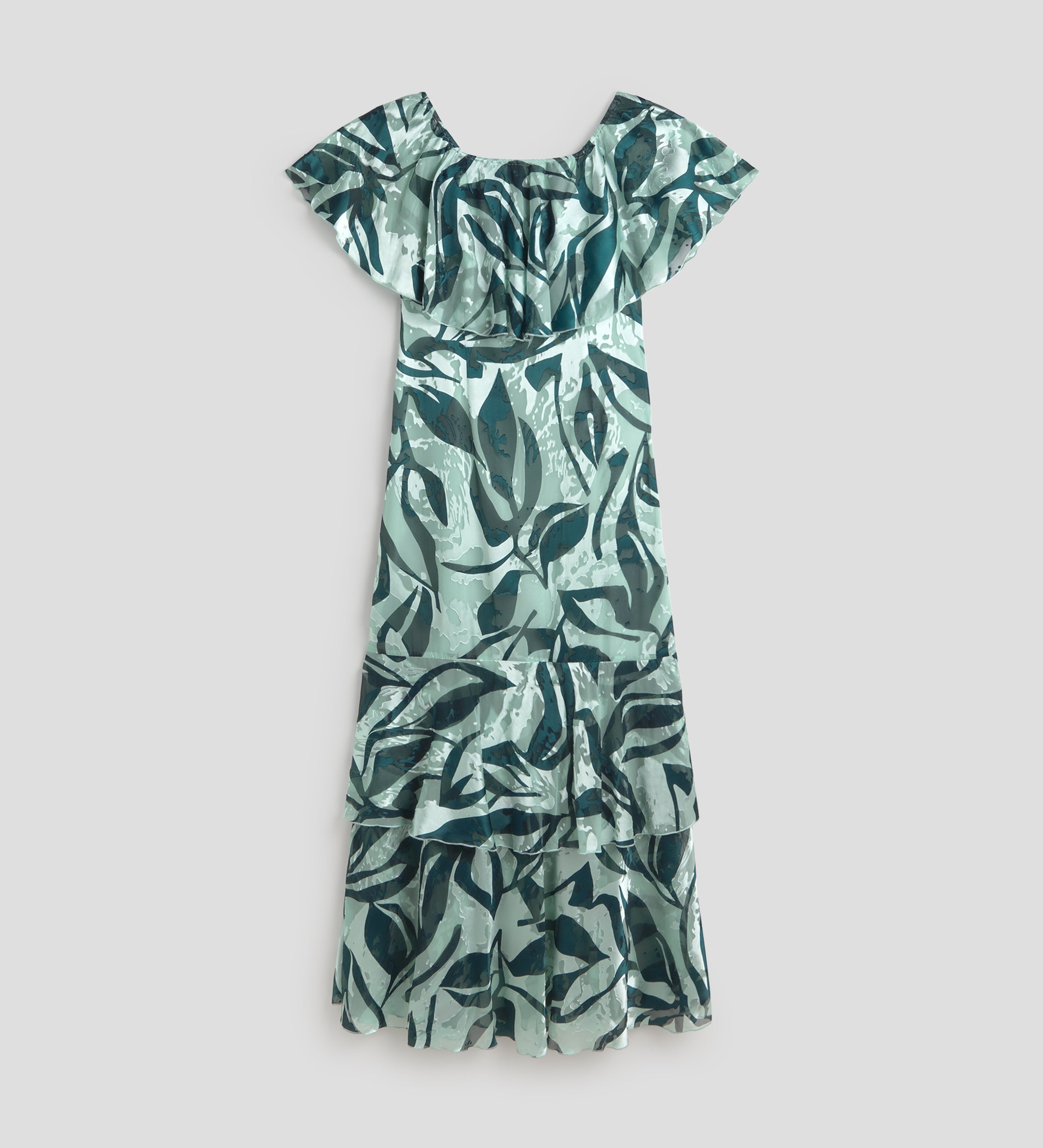 Vestido largo estampado