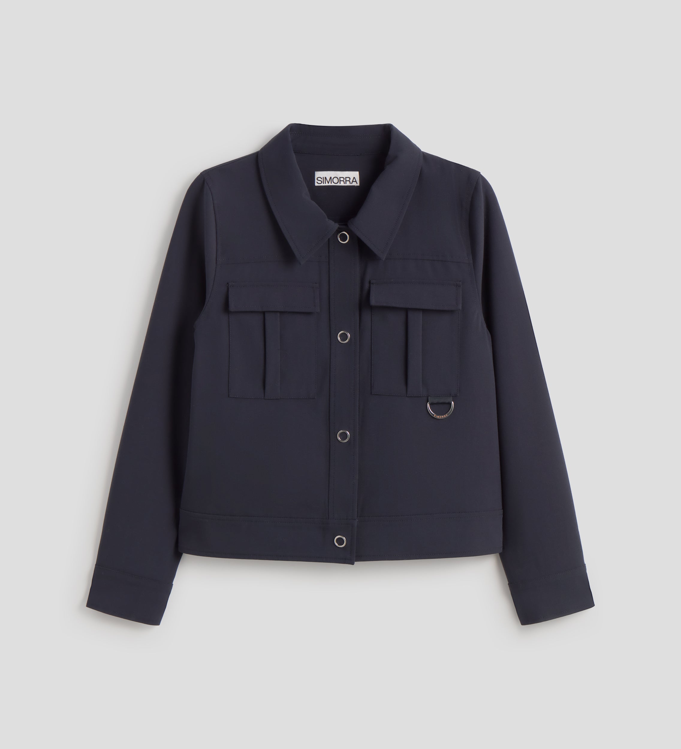 Chaqueta corta bolsillos