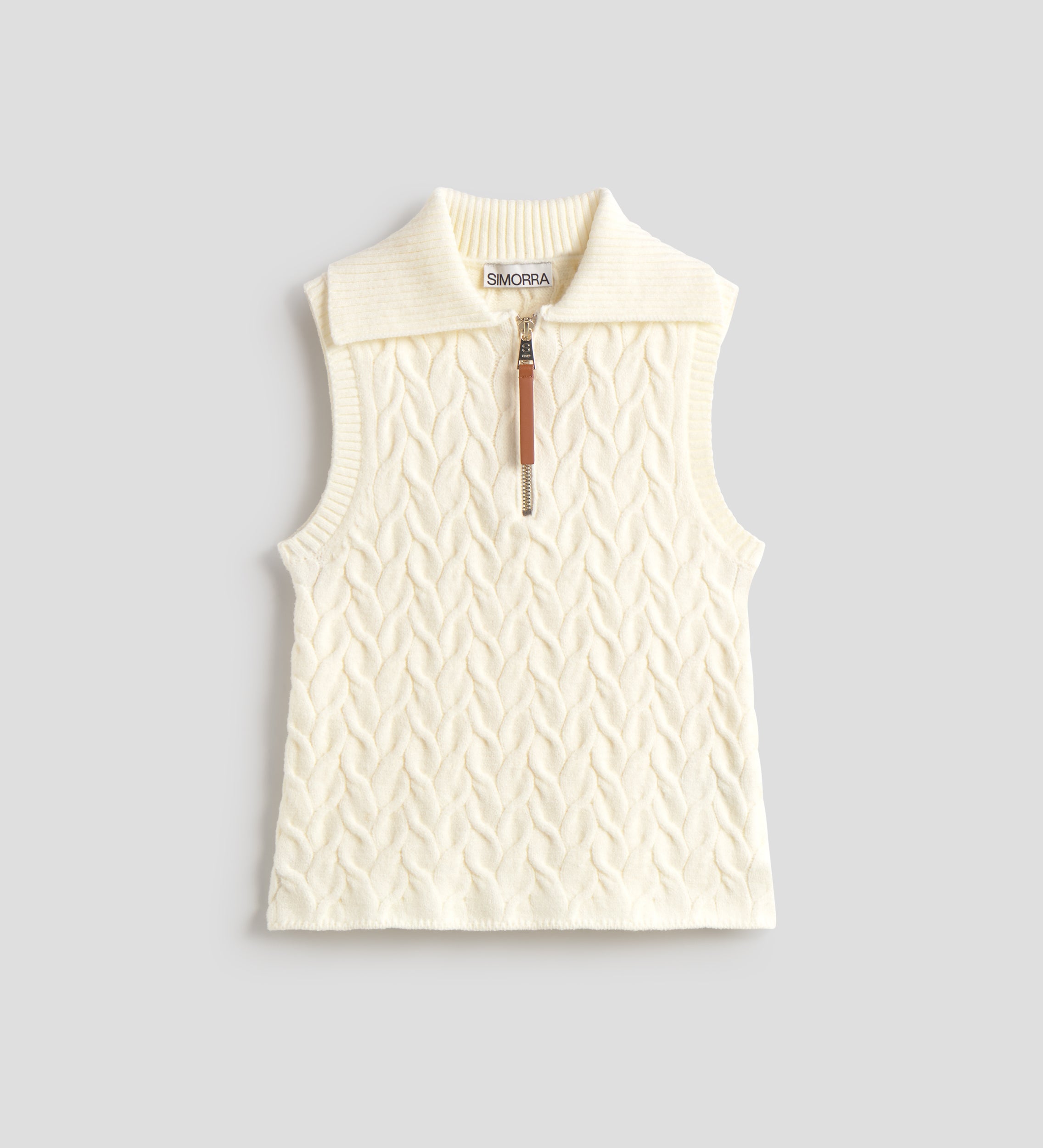 Knitted vest braids