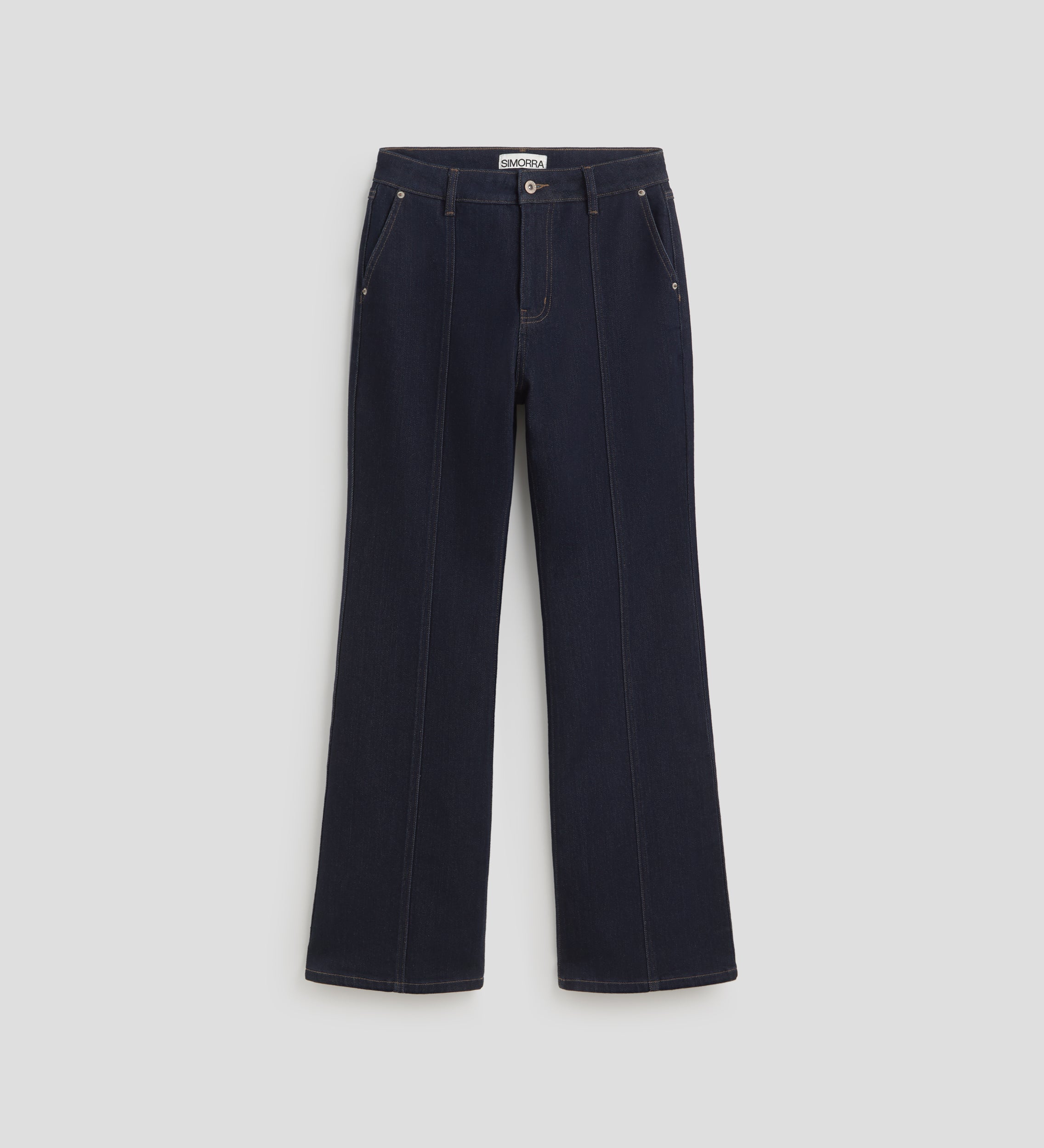 Straight-leg jeans