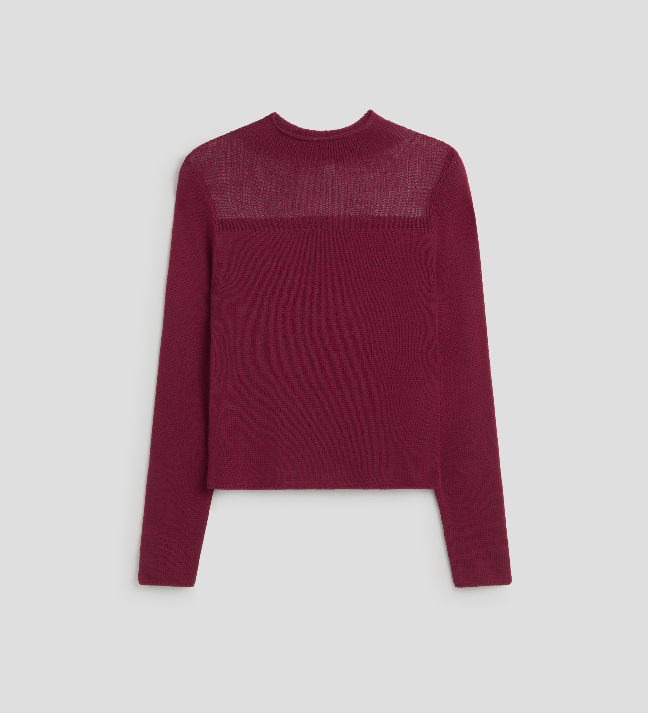 Drained detail jersey