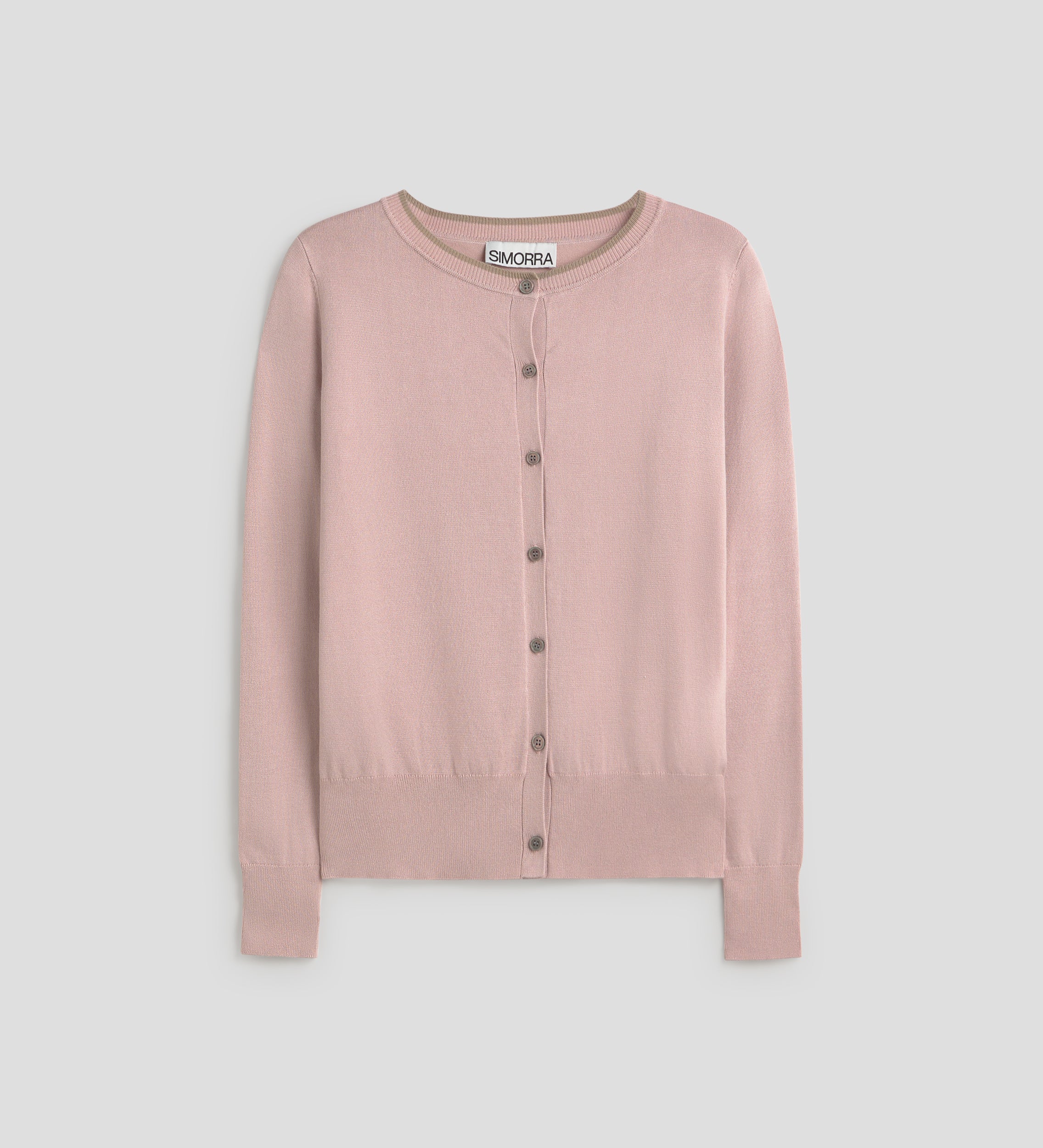 Bicolor knitted jacket