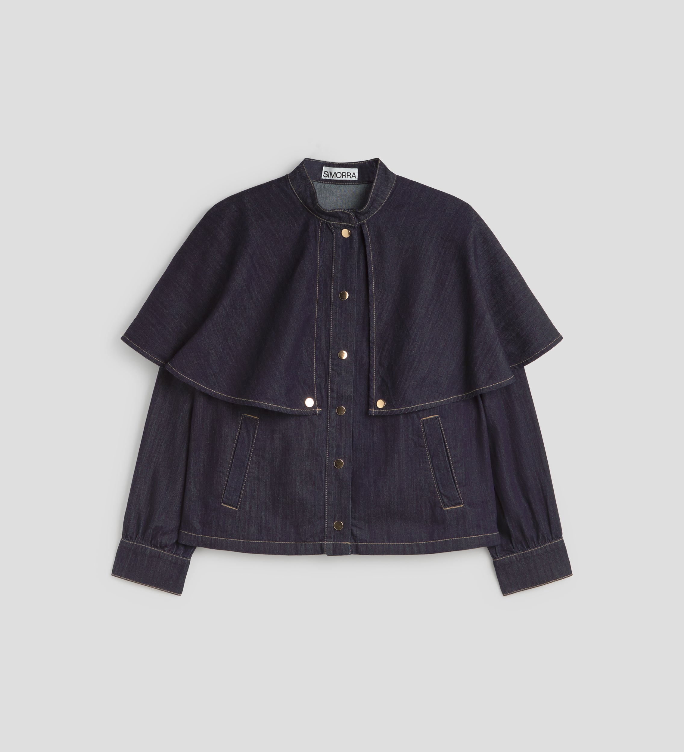 Blusa capa denim