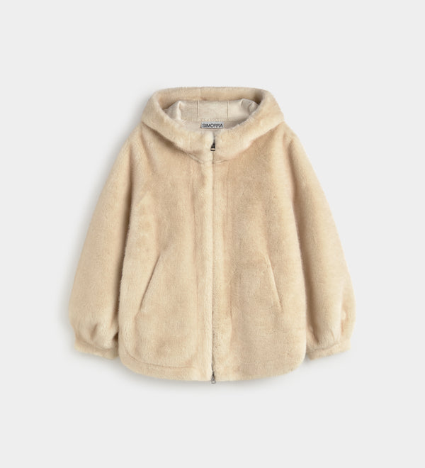 Chaquetón efecto pelo