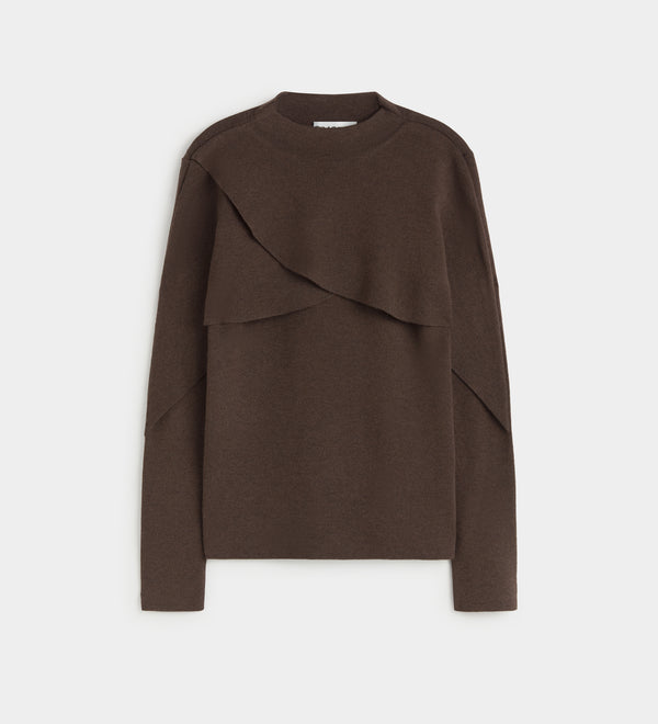 Sweater with cape detail
