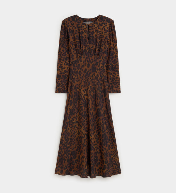 Long printed dress