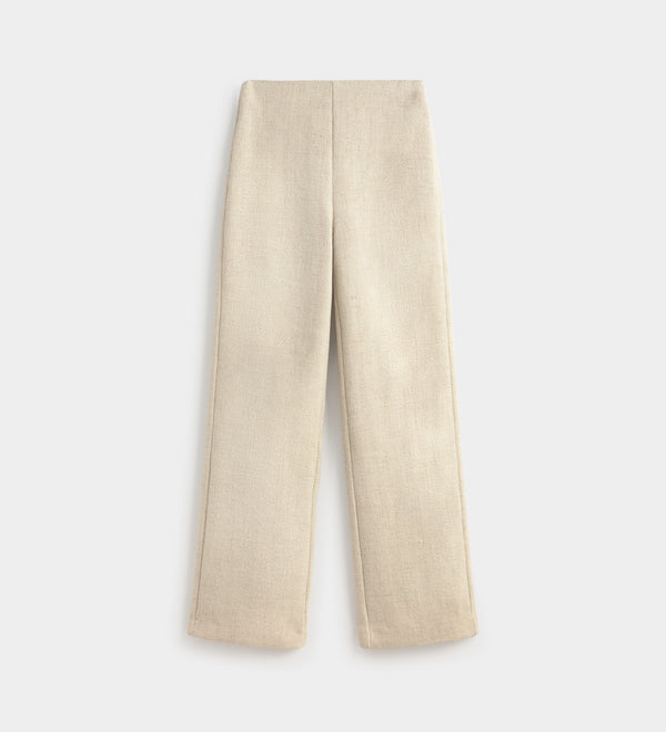 Pantalón recto tweed