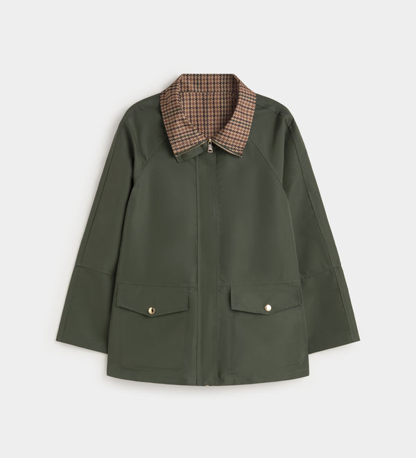 Reversible technical jacket