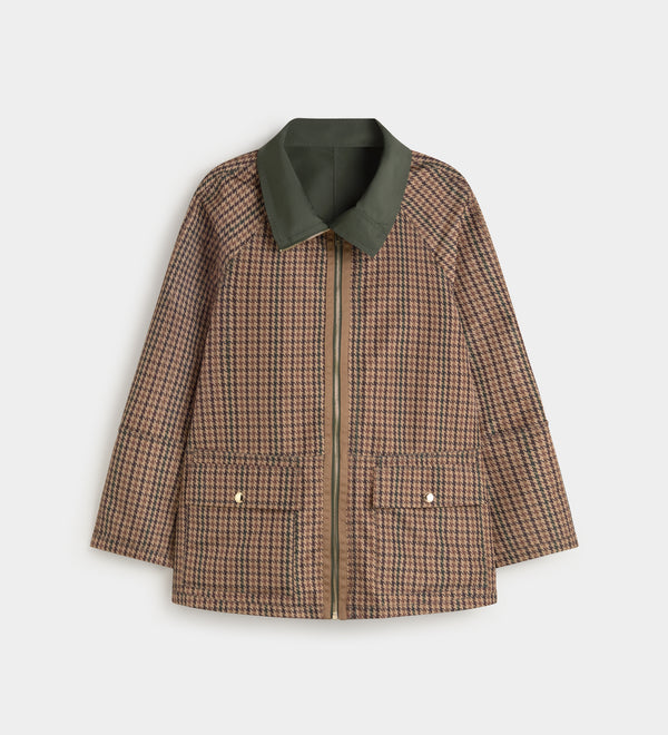 Reversible technical jacket