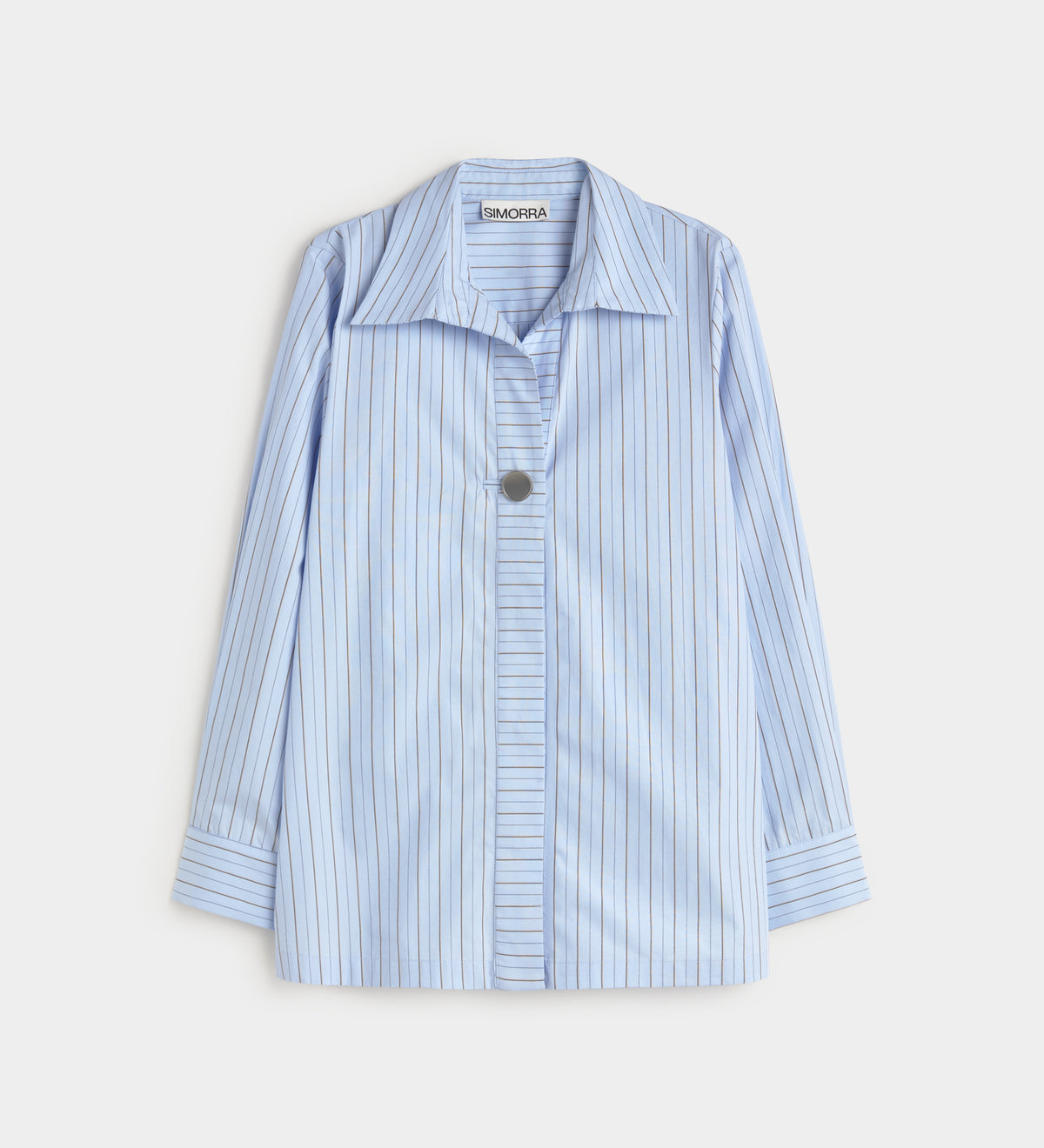 Camisa botón estampado rayas