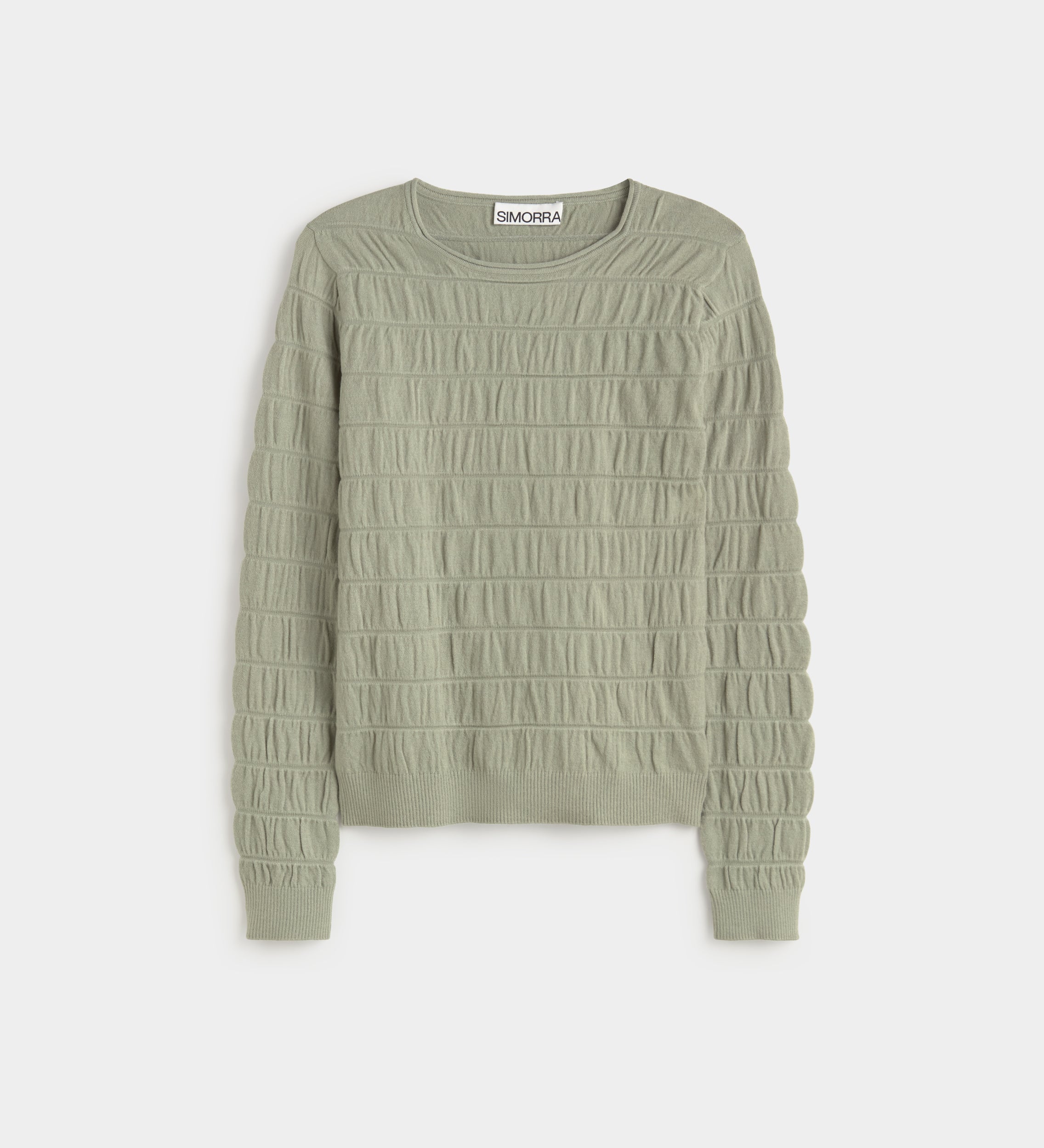 Textured knit sweater