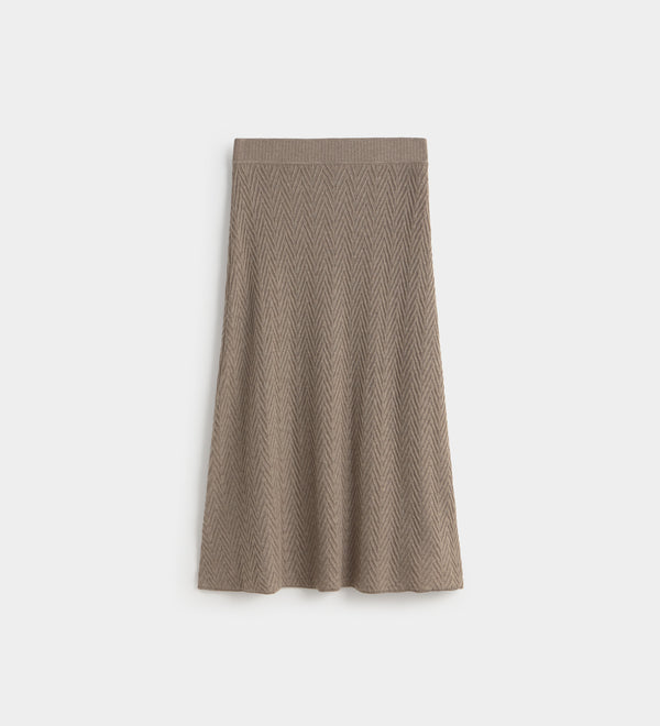 Fancy knit skirt
