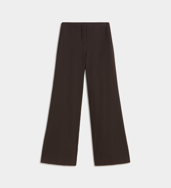 Wide high-waist trousers
