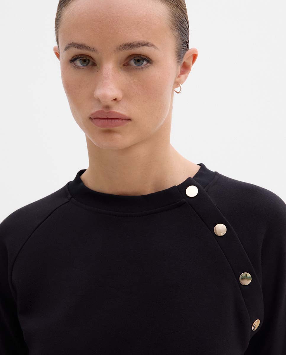 Button-up raglan sleeve shirt