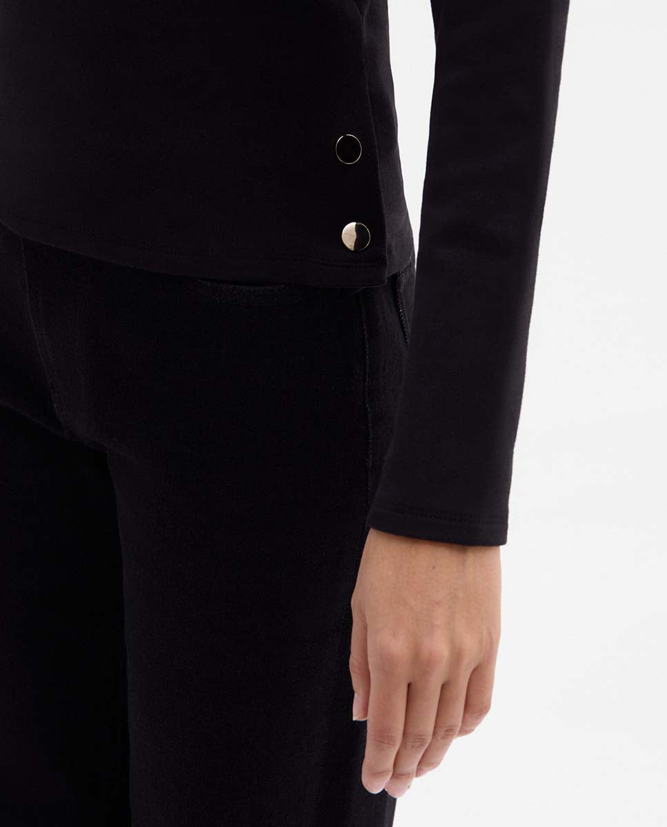 Button-up raglan sleeve shirt