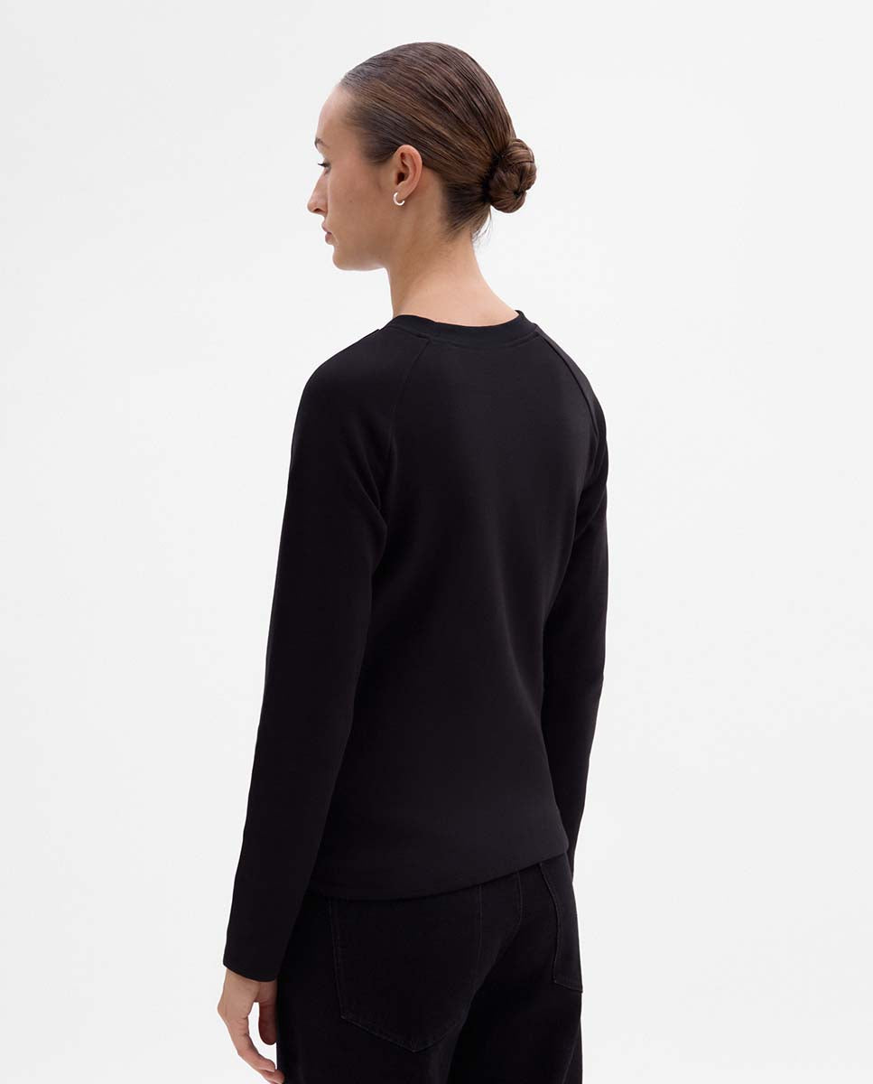 Button-up raglan sleeve shirt