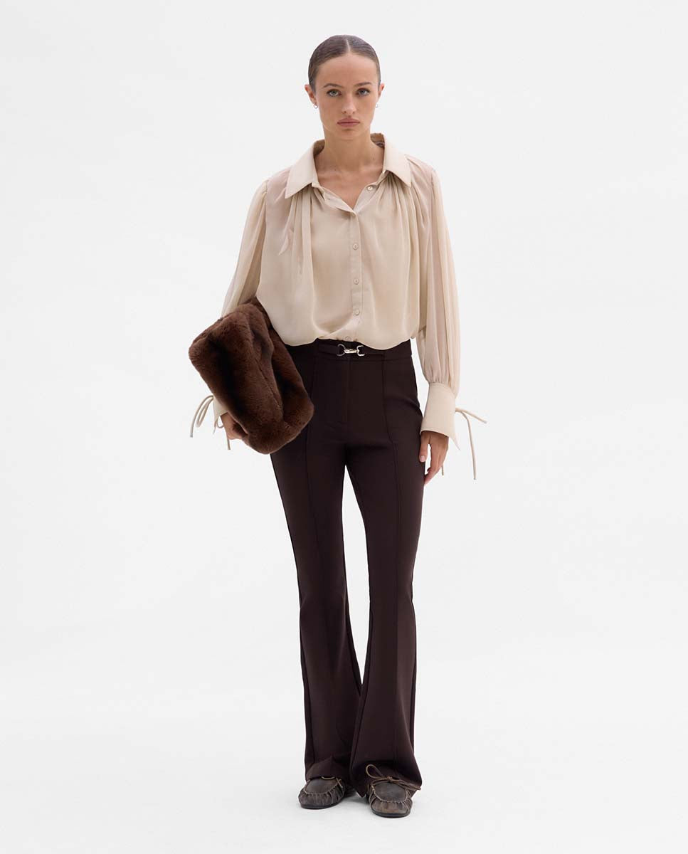 Bell-bottom pants belt