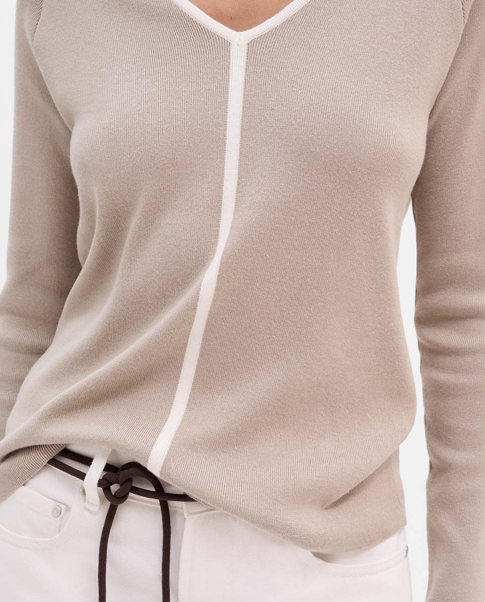 Jersey escote pico