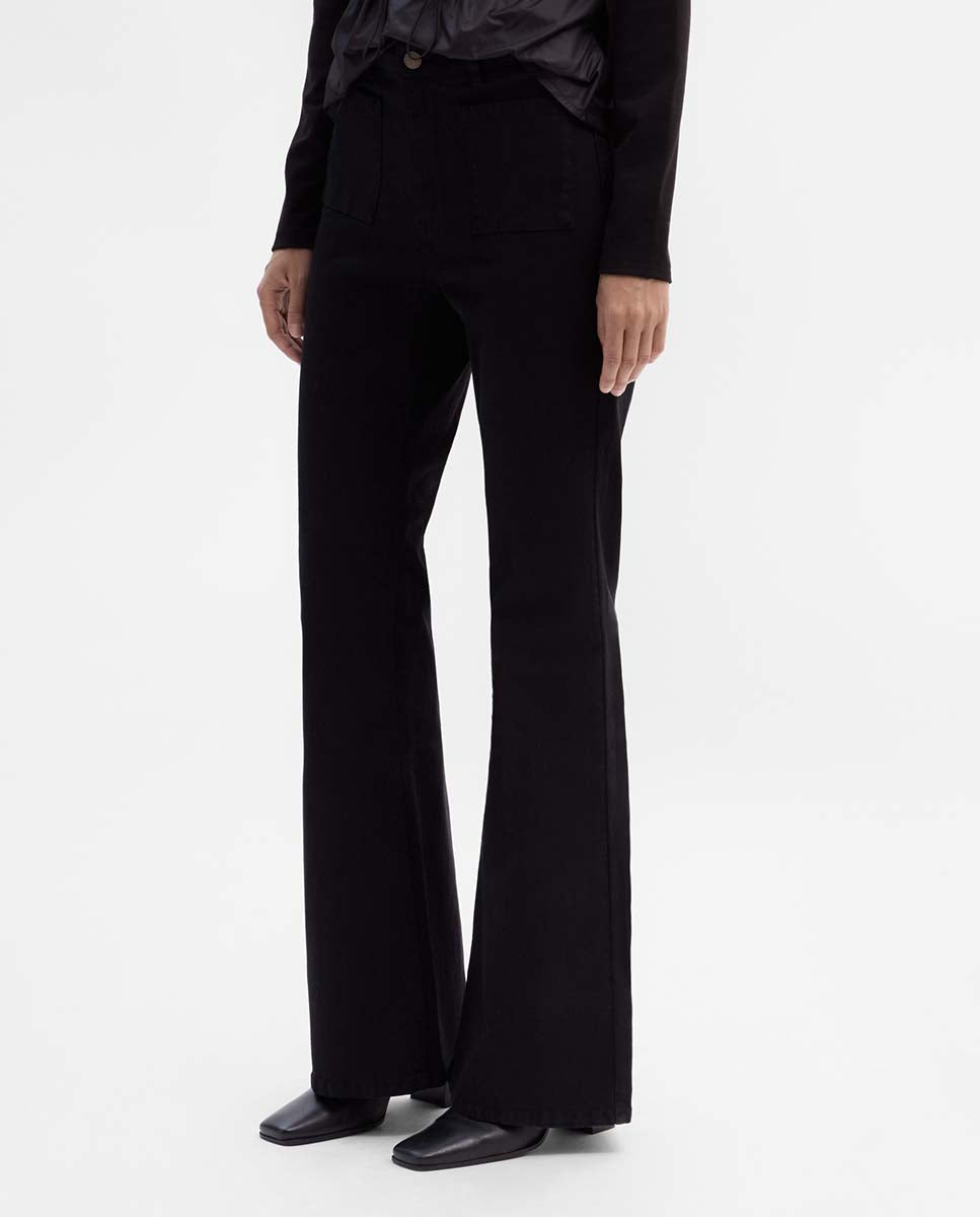 Patch pocket pants