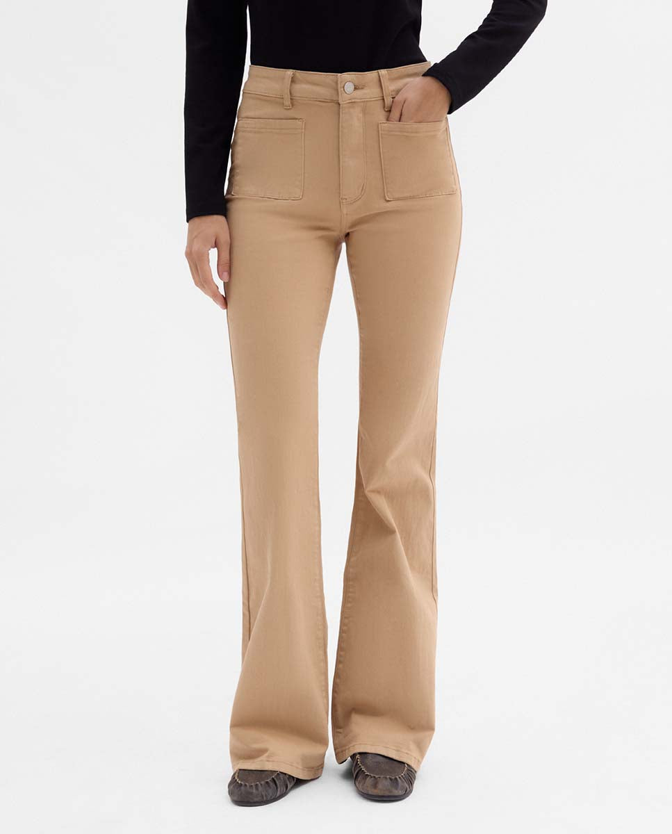 Patch pocket pants