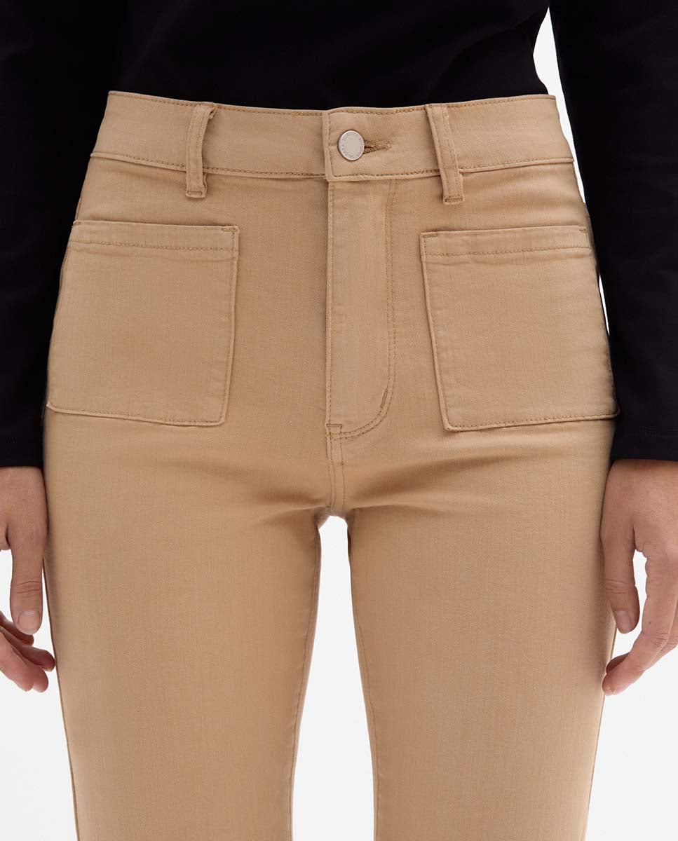 Patch pocket pants