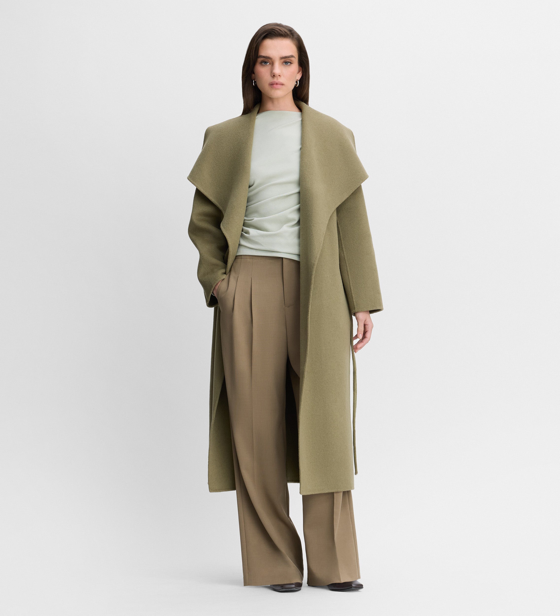 Long double-sided coat