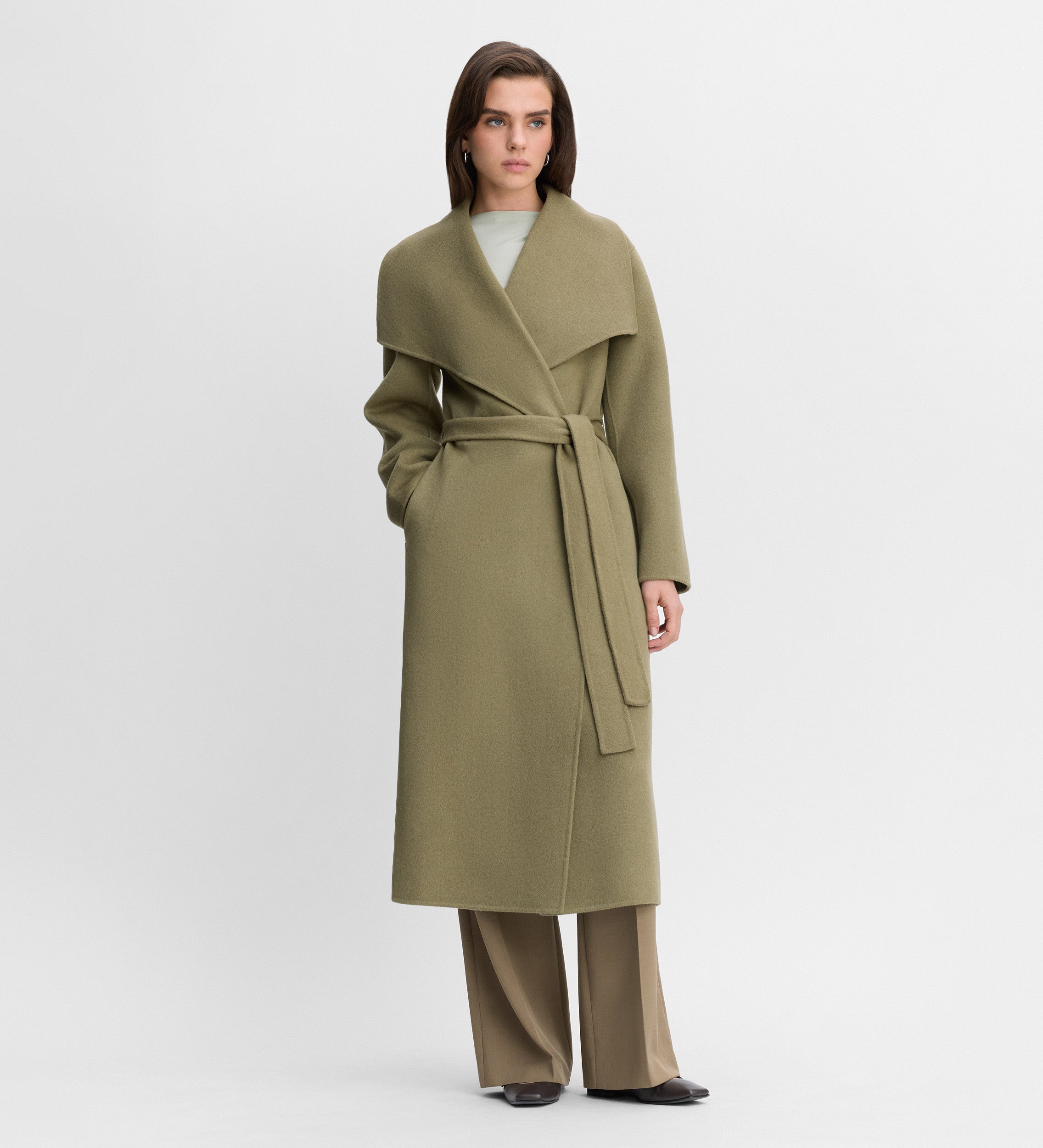 Long double-sided coat