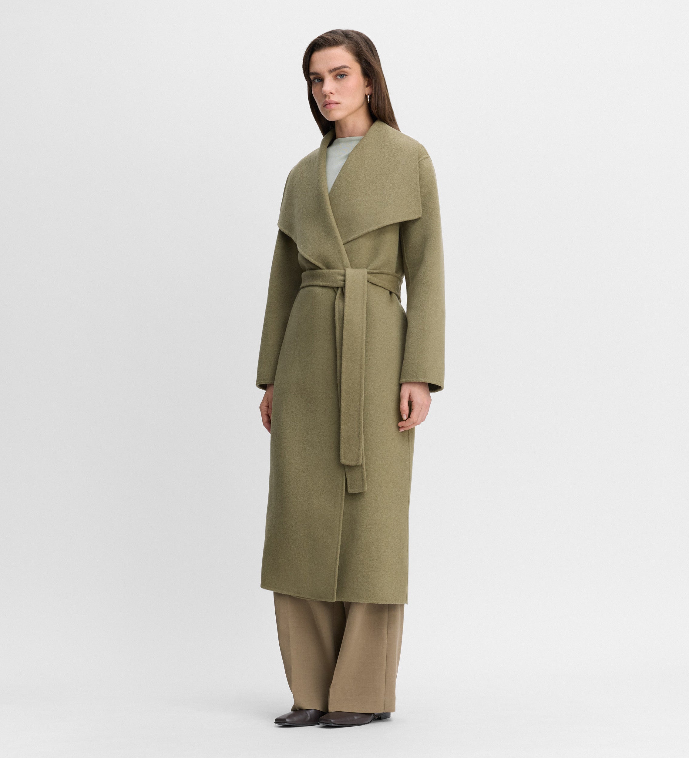 Long double-sided coat