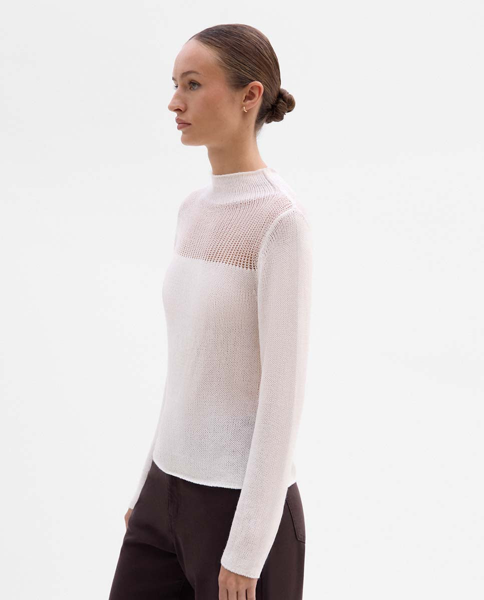 Drained detail jersey