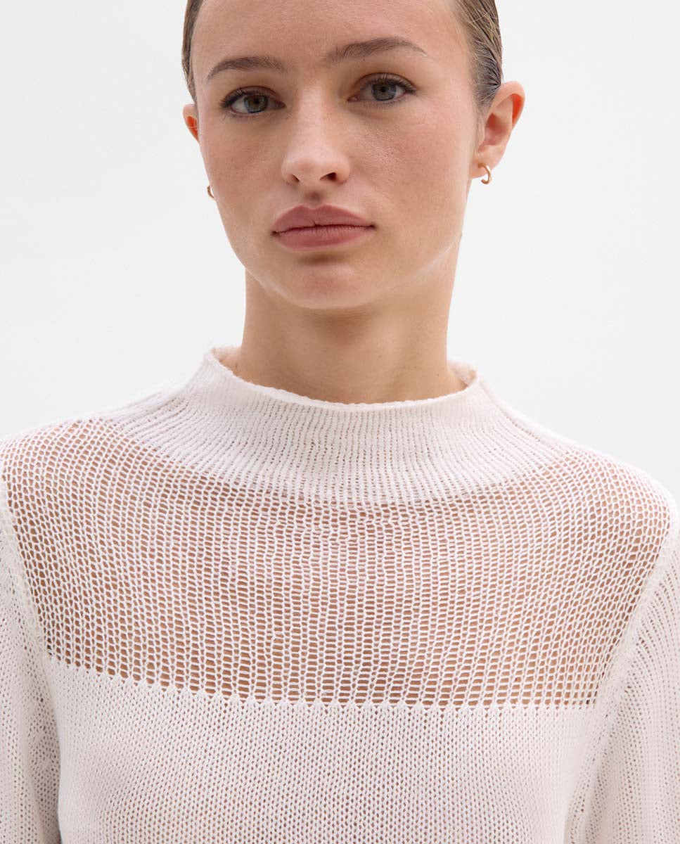 Drained detail jersey