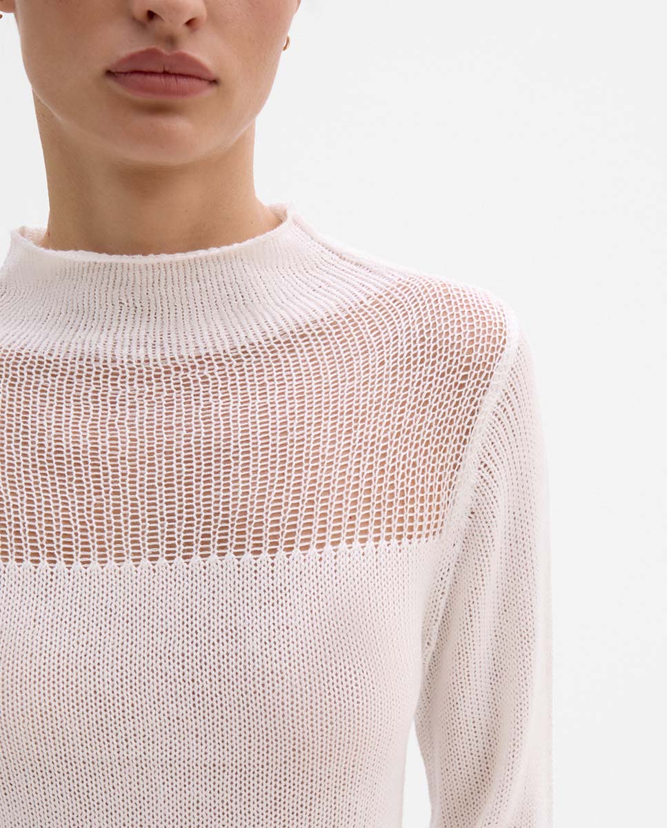 Drained detail jersey