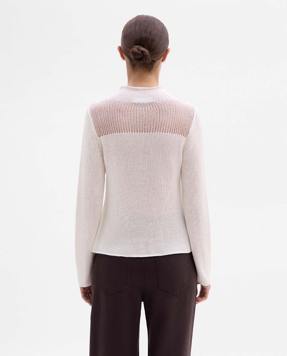 Drained detail jersey