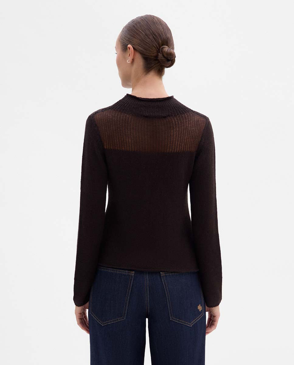 Drained detail jersey