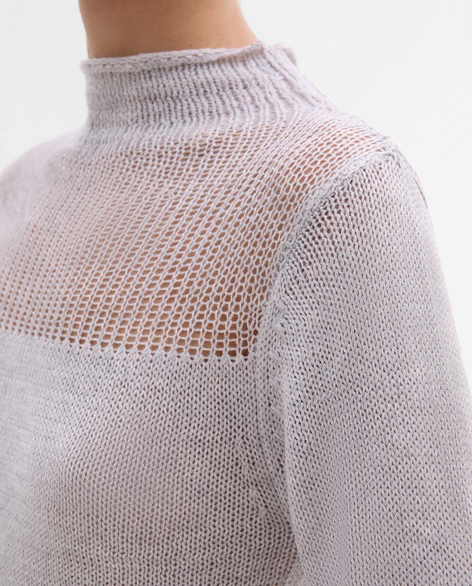 Drained detail jersey
