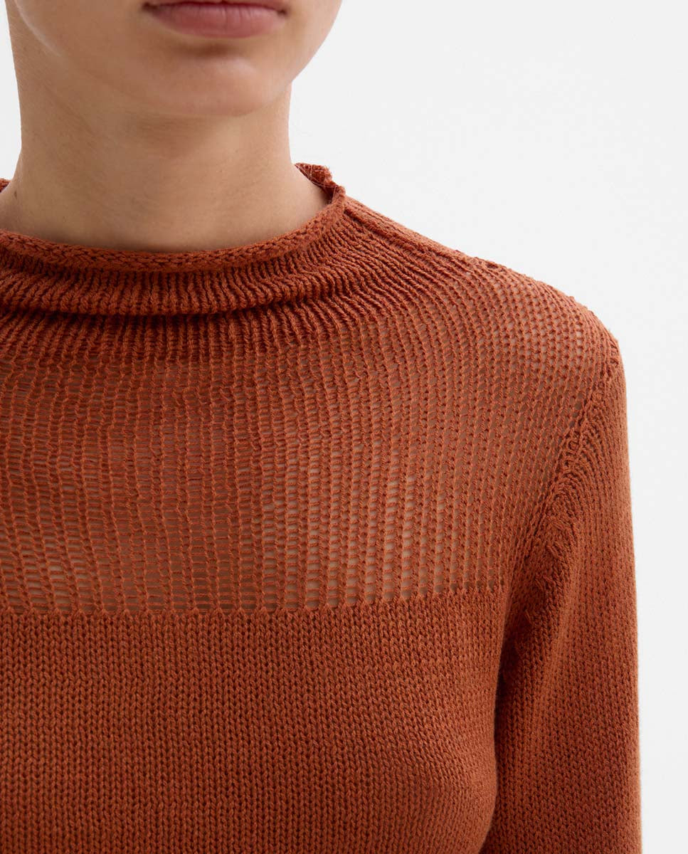 Drained detail jersey