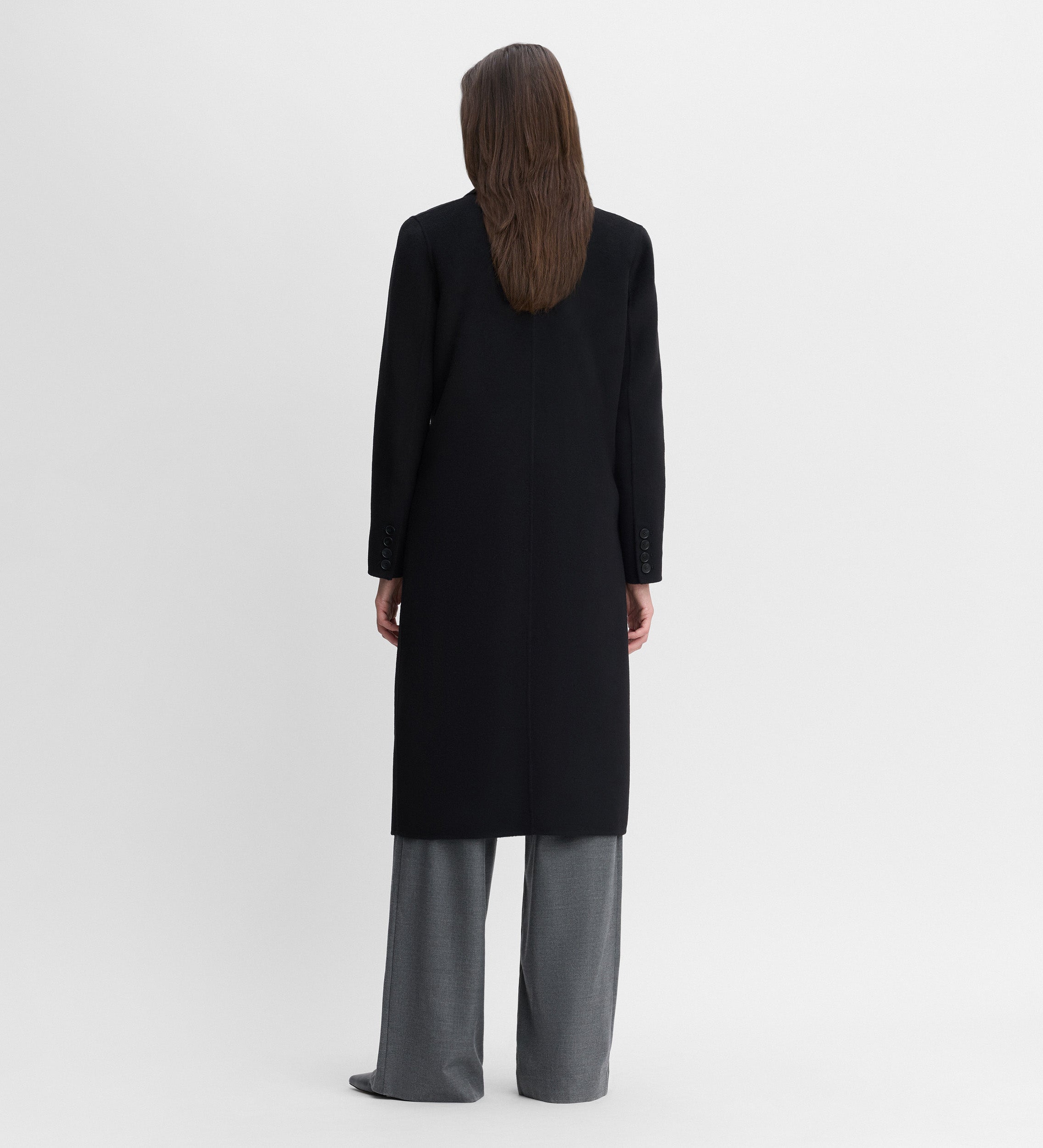 Long double-faced coat